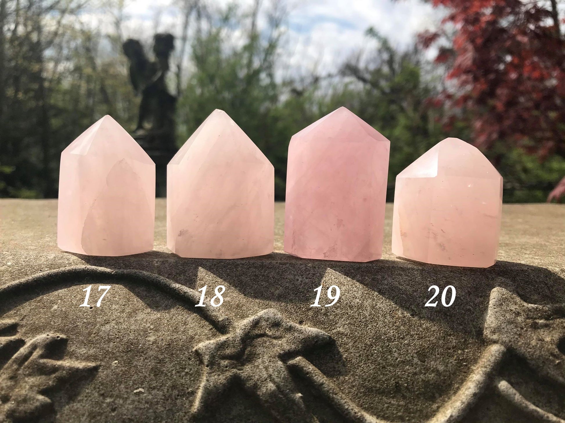 Rose Quartz Towers ~ Small ~ Medium - Gem Realm