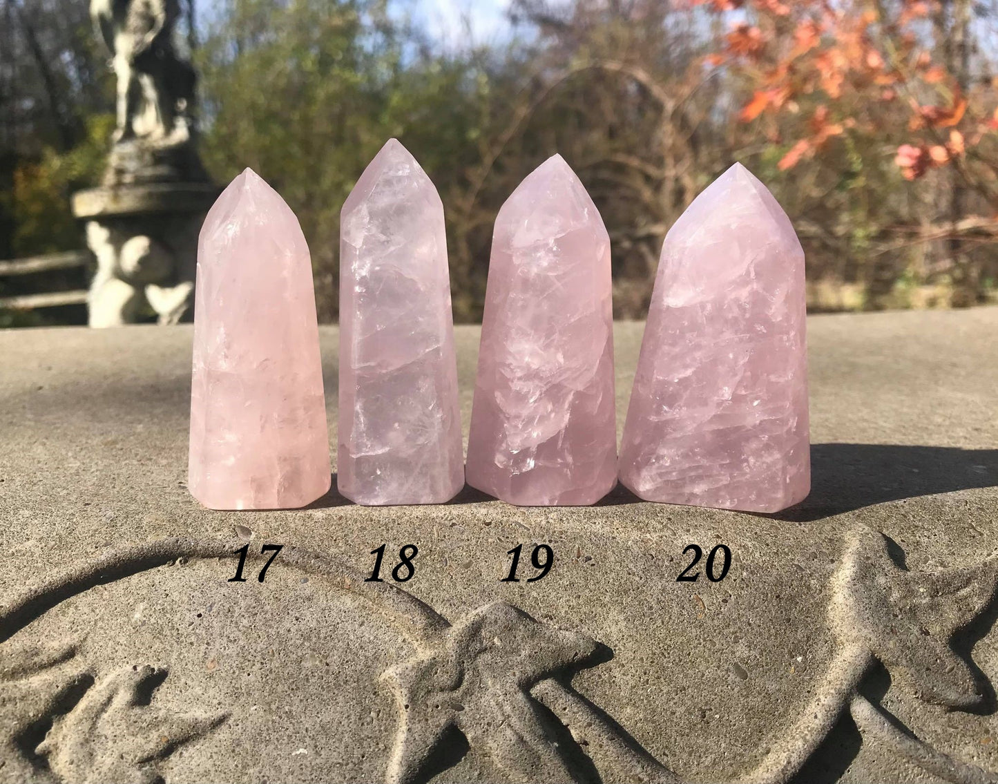 Rose Quartz Towers ~ Mini ~ Small ~ Medium