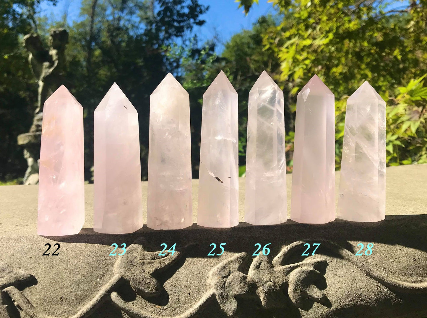Rose Quartz Towers ~ Medium ~ Large - Gem Realm