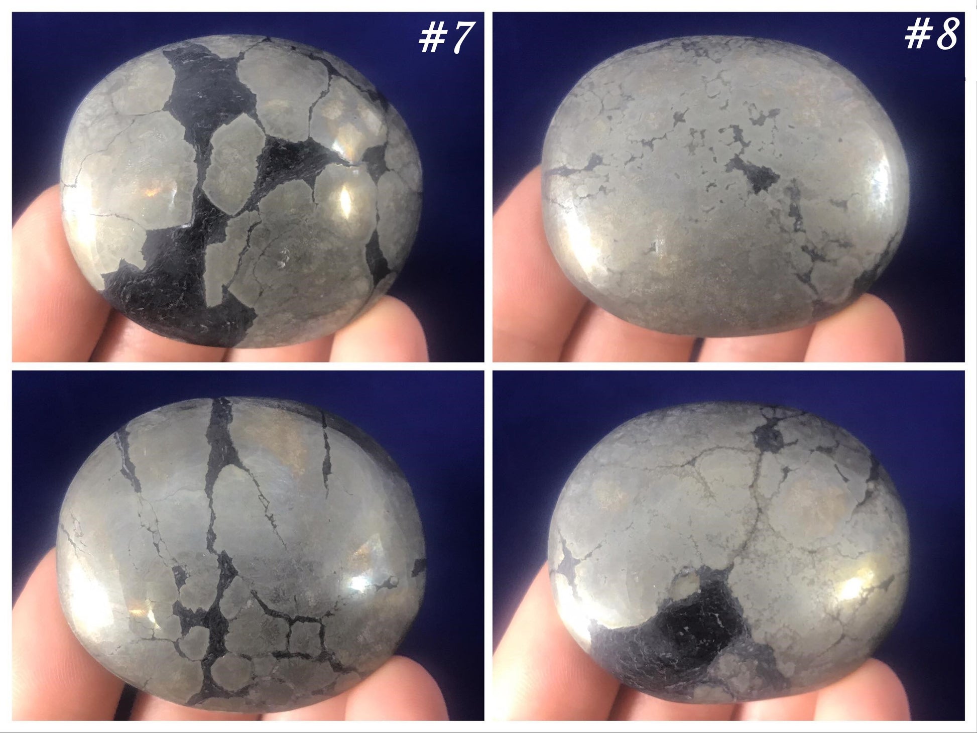 Pyrite Palm Stones - Gem Realm