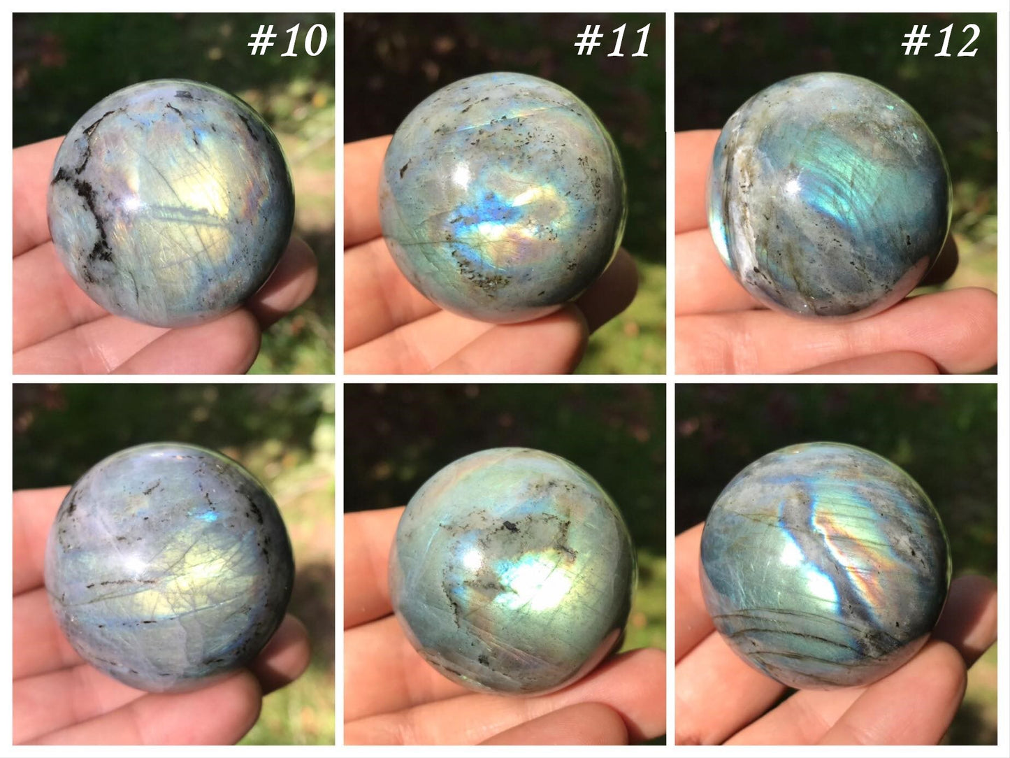 Labradorite Spheres - Gem Realm