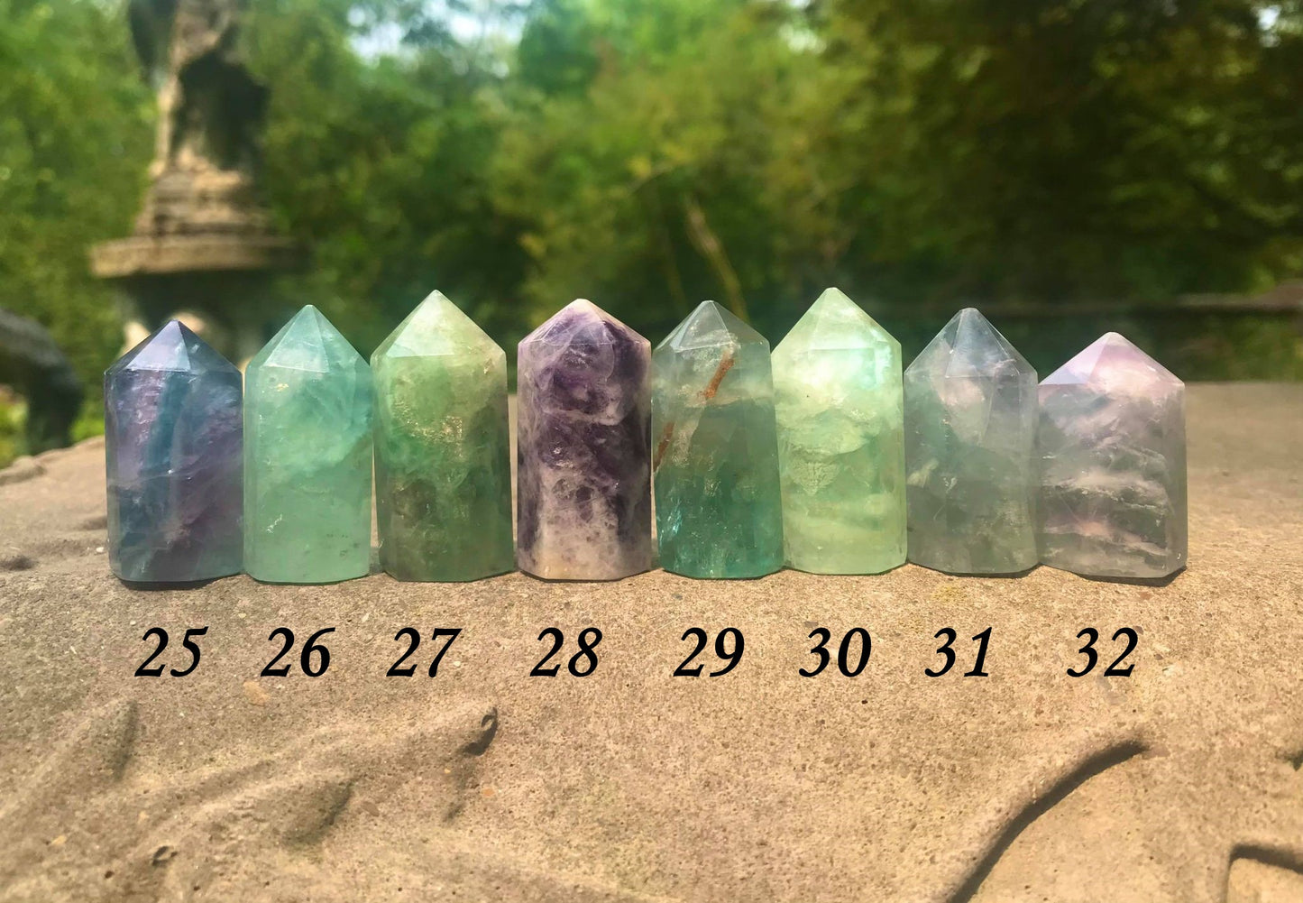 Rainbow Fluorite Towers ~ Mini - Gem Realm