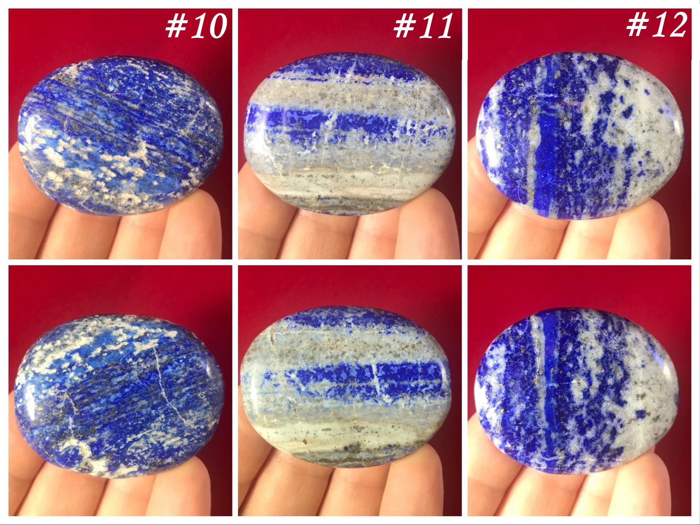 Lapis Lazuli Palm Stones