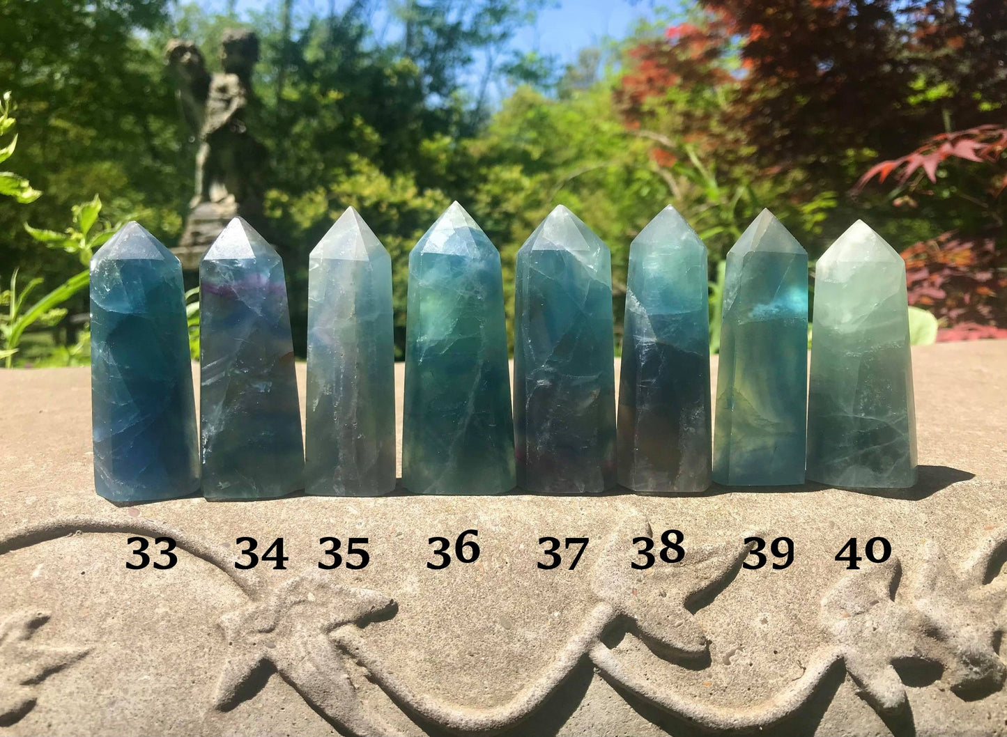 Blue Fluorite Towers