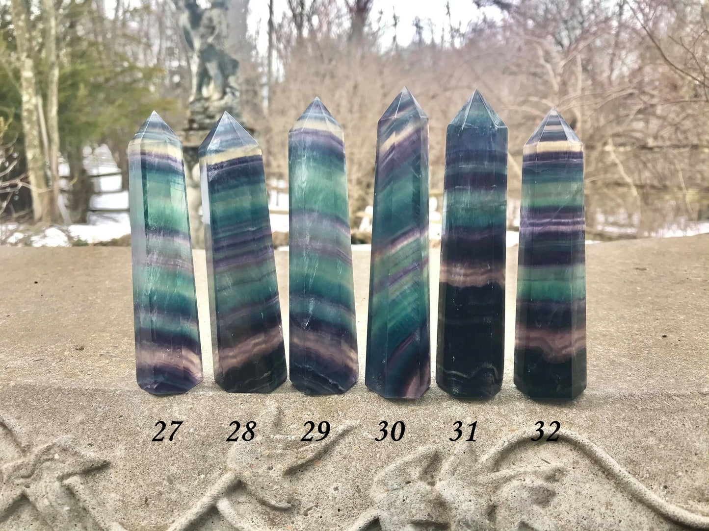 Rainbow Fluorite Towers ~ Medium ~ Large