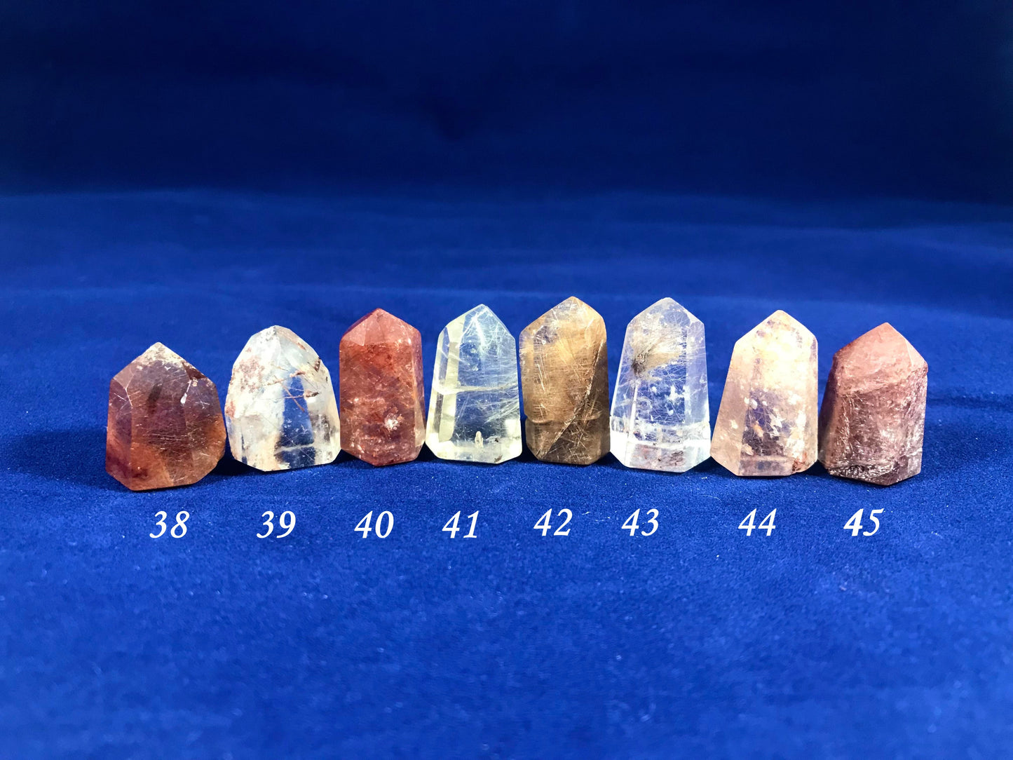 Rutilated Quartz Mini Towers - Gem Realm