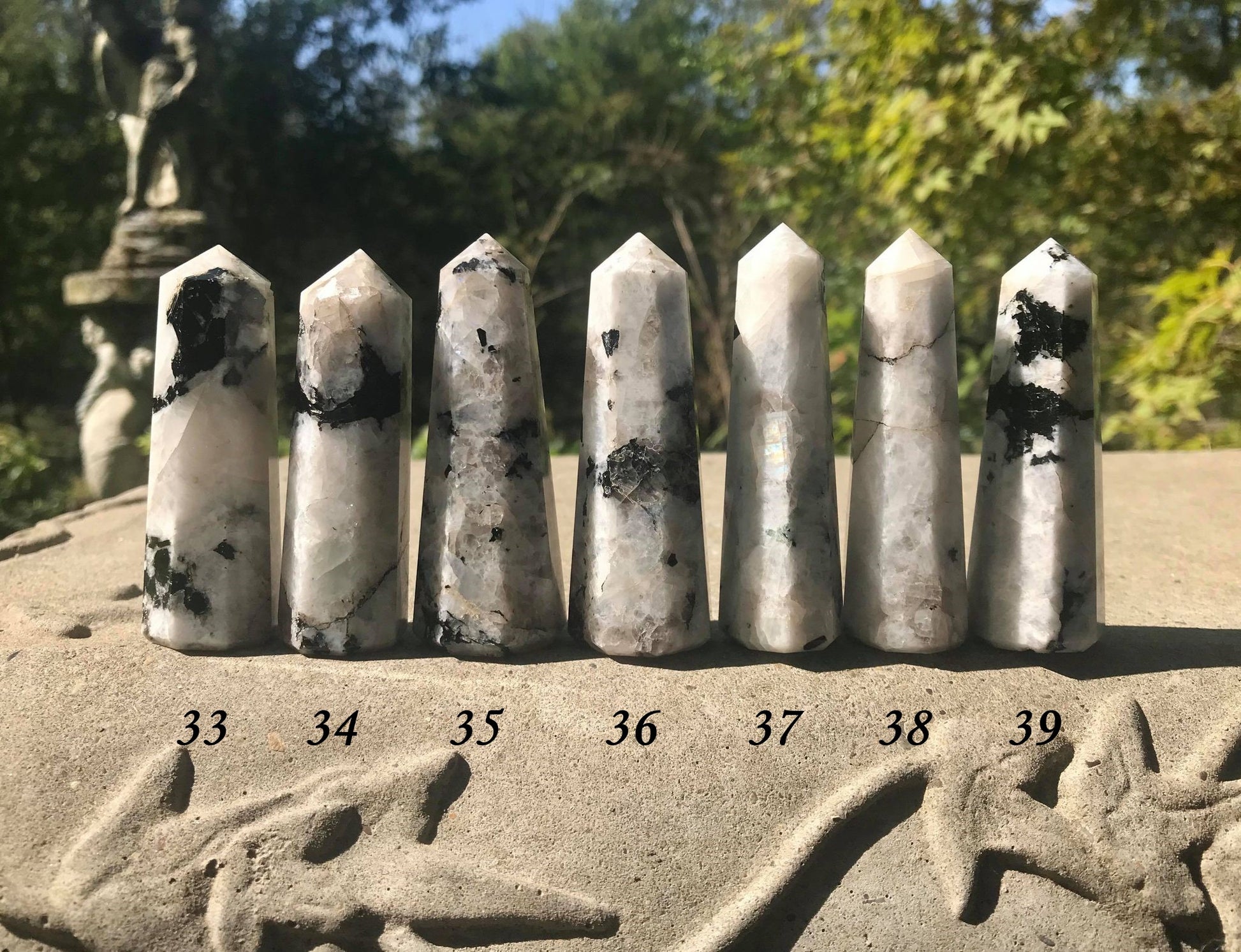 Rainbow Moonstone Towers - Gem Realm