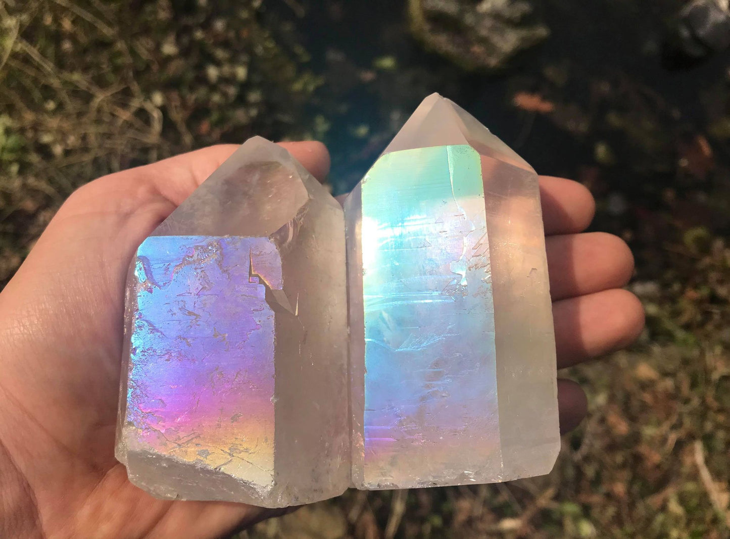 Angel Aura Quartz Point Towers ~ Large