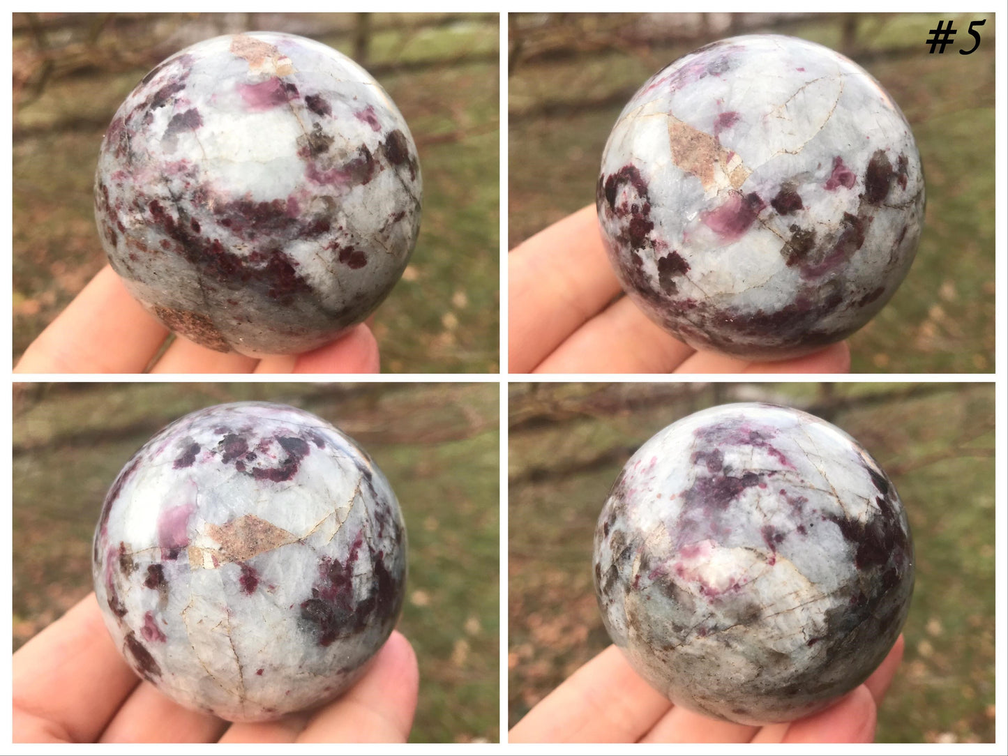 Rubellite Spheres - Gem Realm