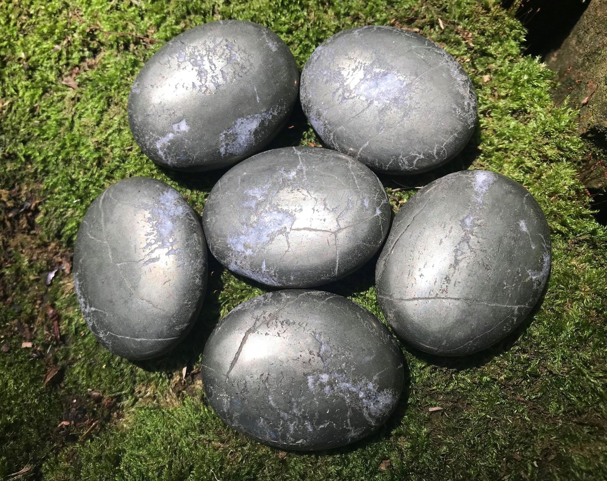 Pyrite Palm Stones - Gem Realm