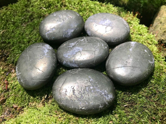 Pyrite Palm Stones - Gem Realm