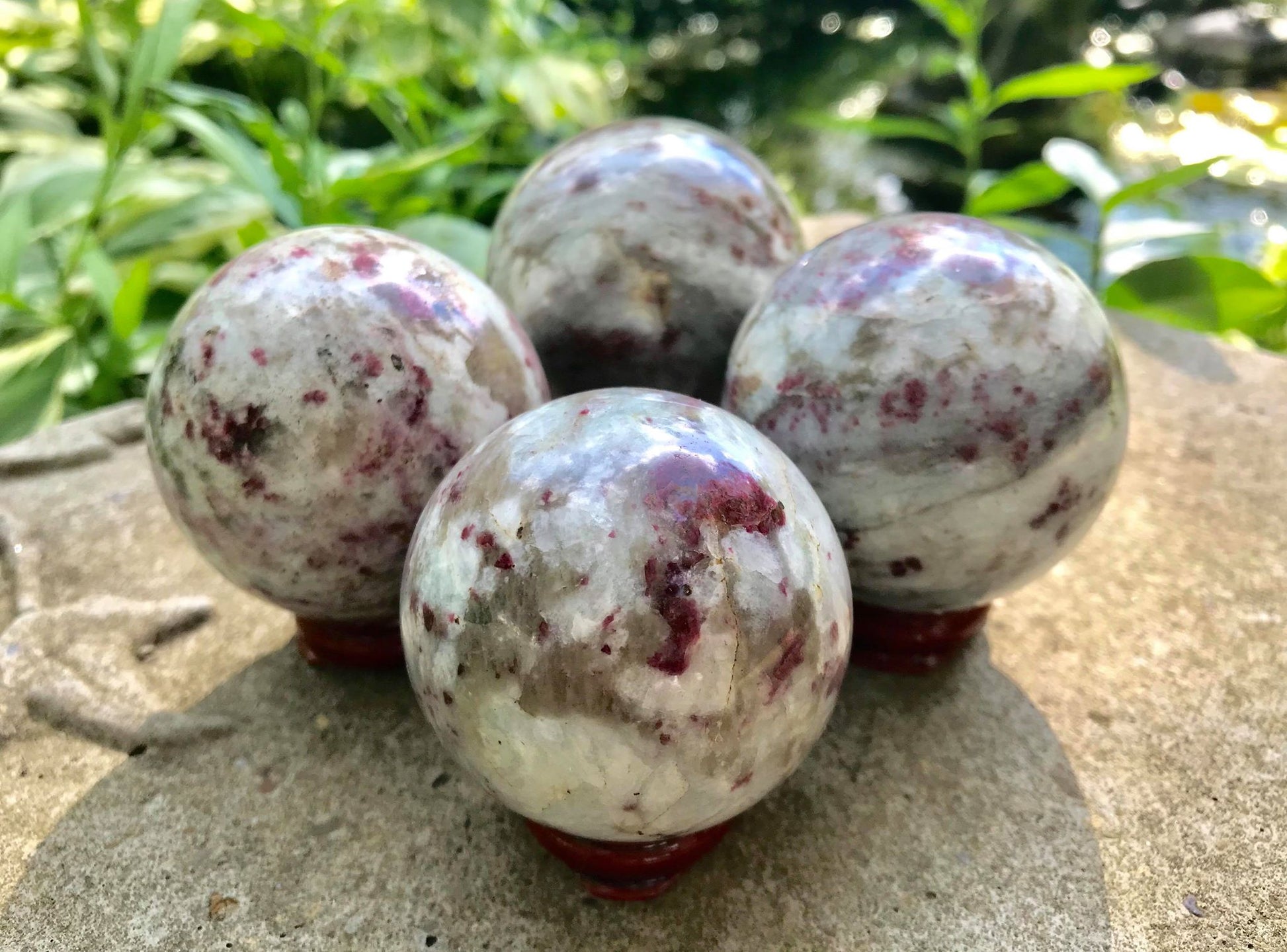 Rubellite Spheres - Gem Realm