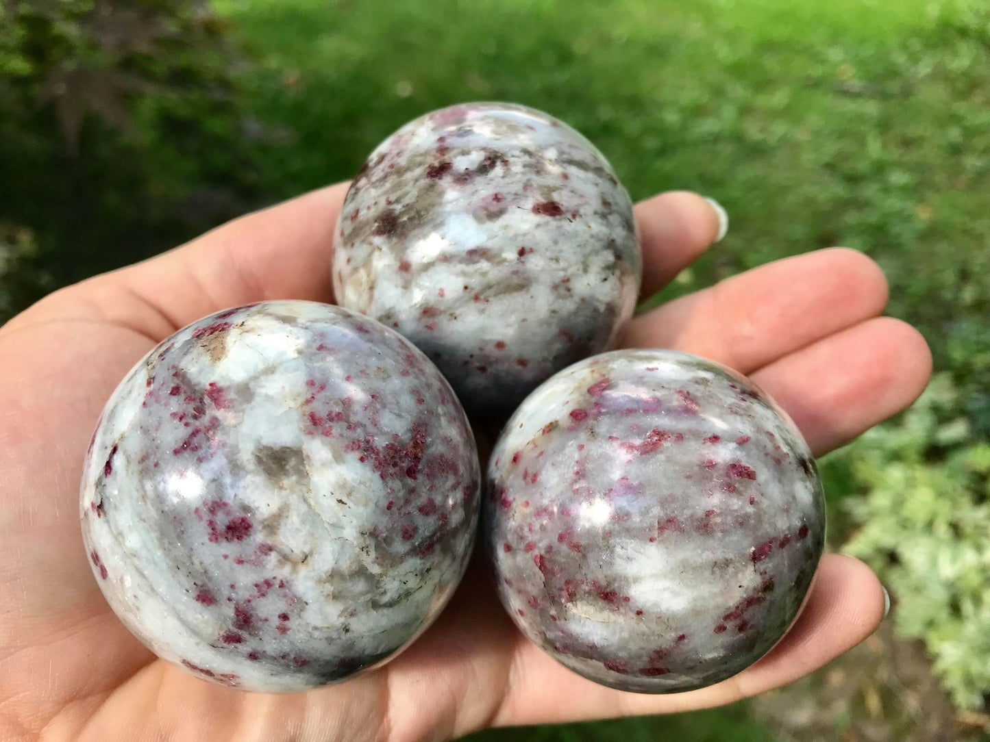 Rubellite Spheres - Gem Realm