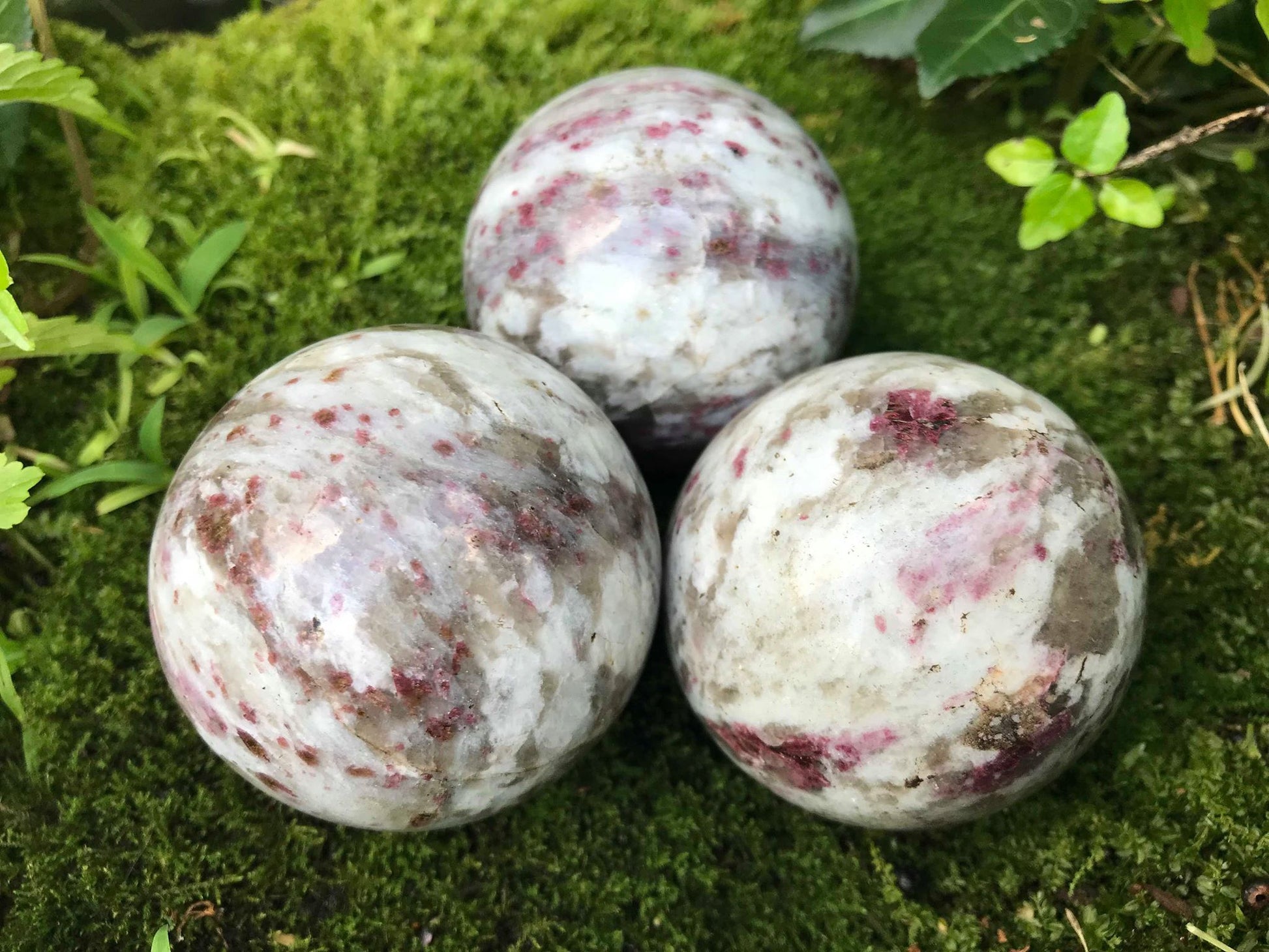 Rubellite Spheres - Gem Realm