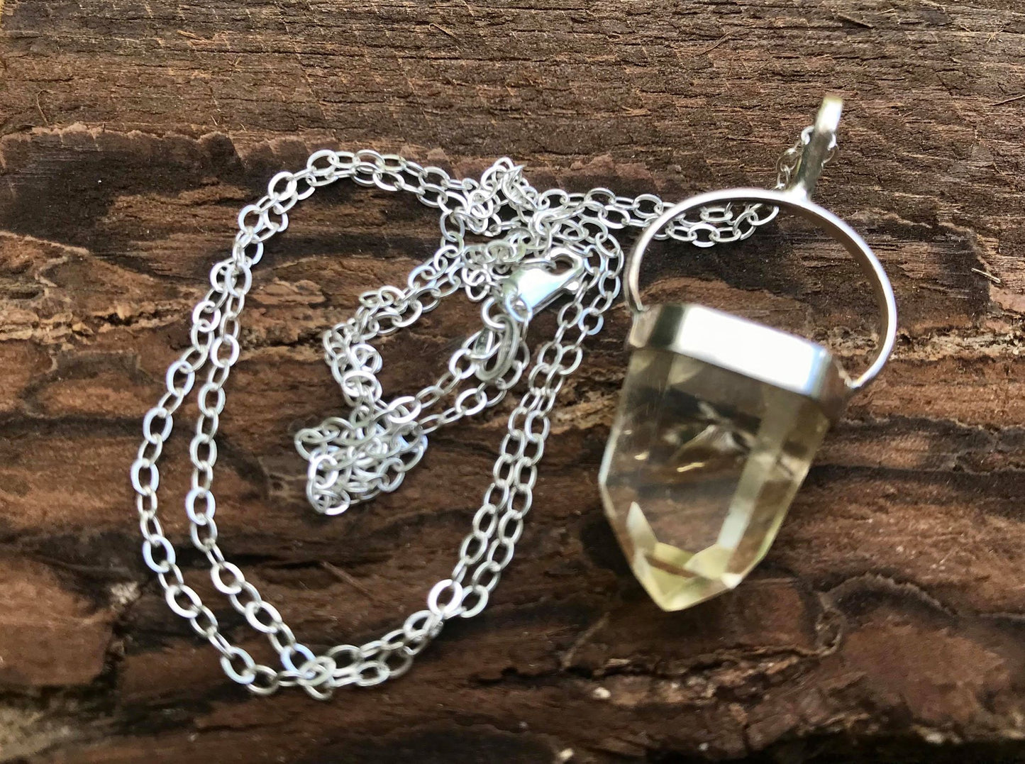 Natural Citrine Pendant - Gem Realm
