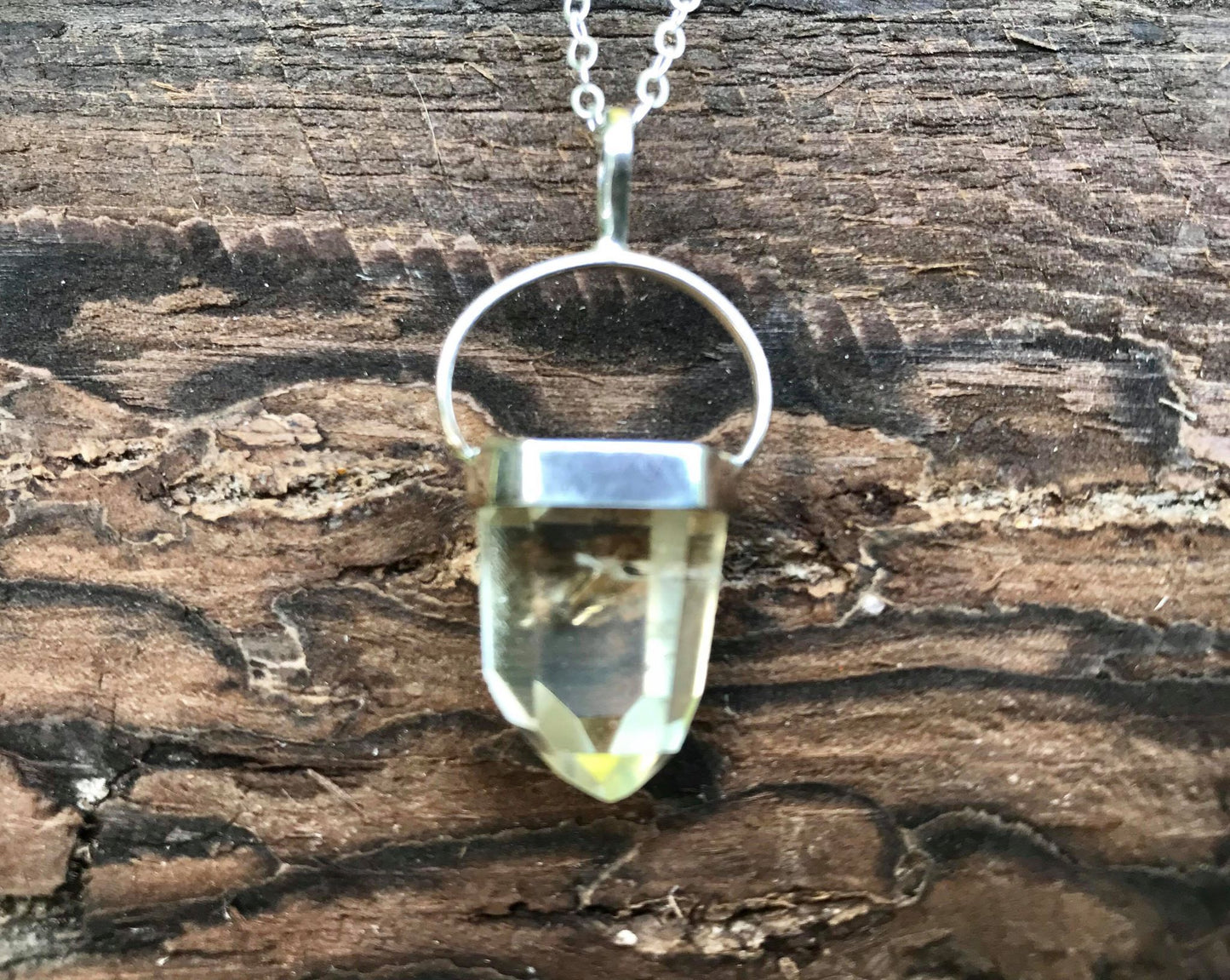 Natural Citrine Pendant - Gem Realm