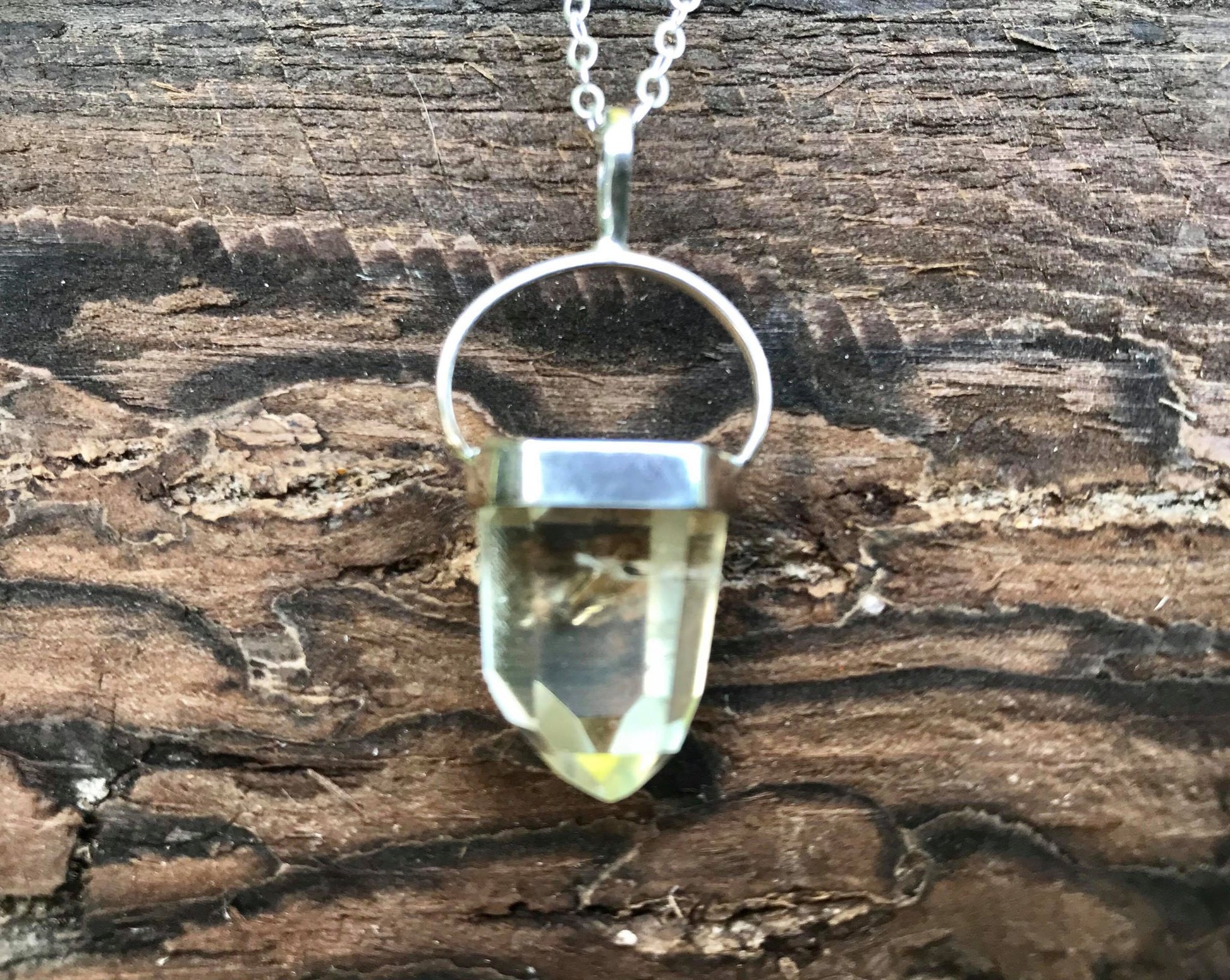 Natural Citrine Pendant - Gem Realm