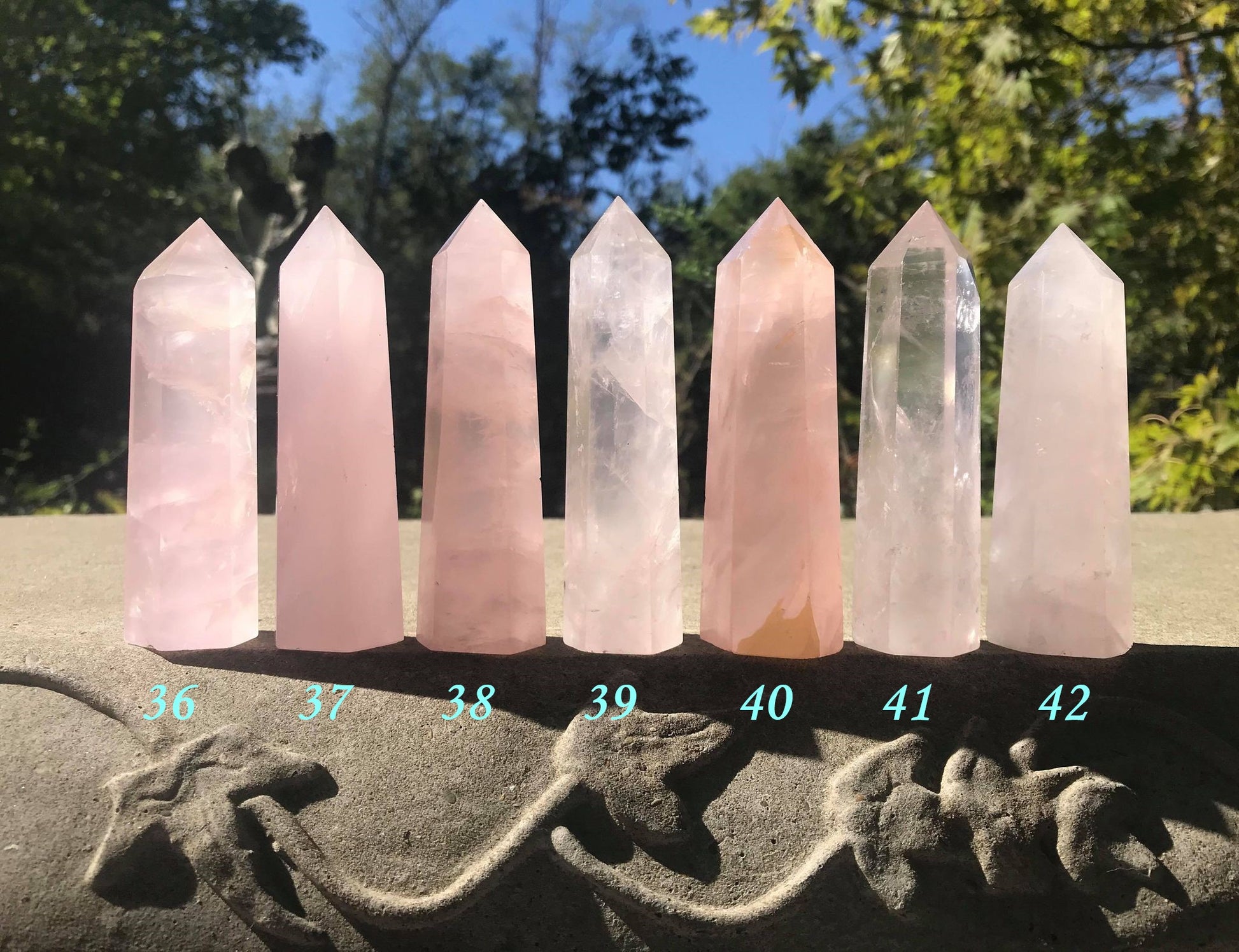 Rose Quartz Towers ~ Medium ~ Large - Gem Realm