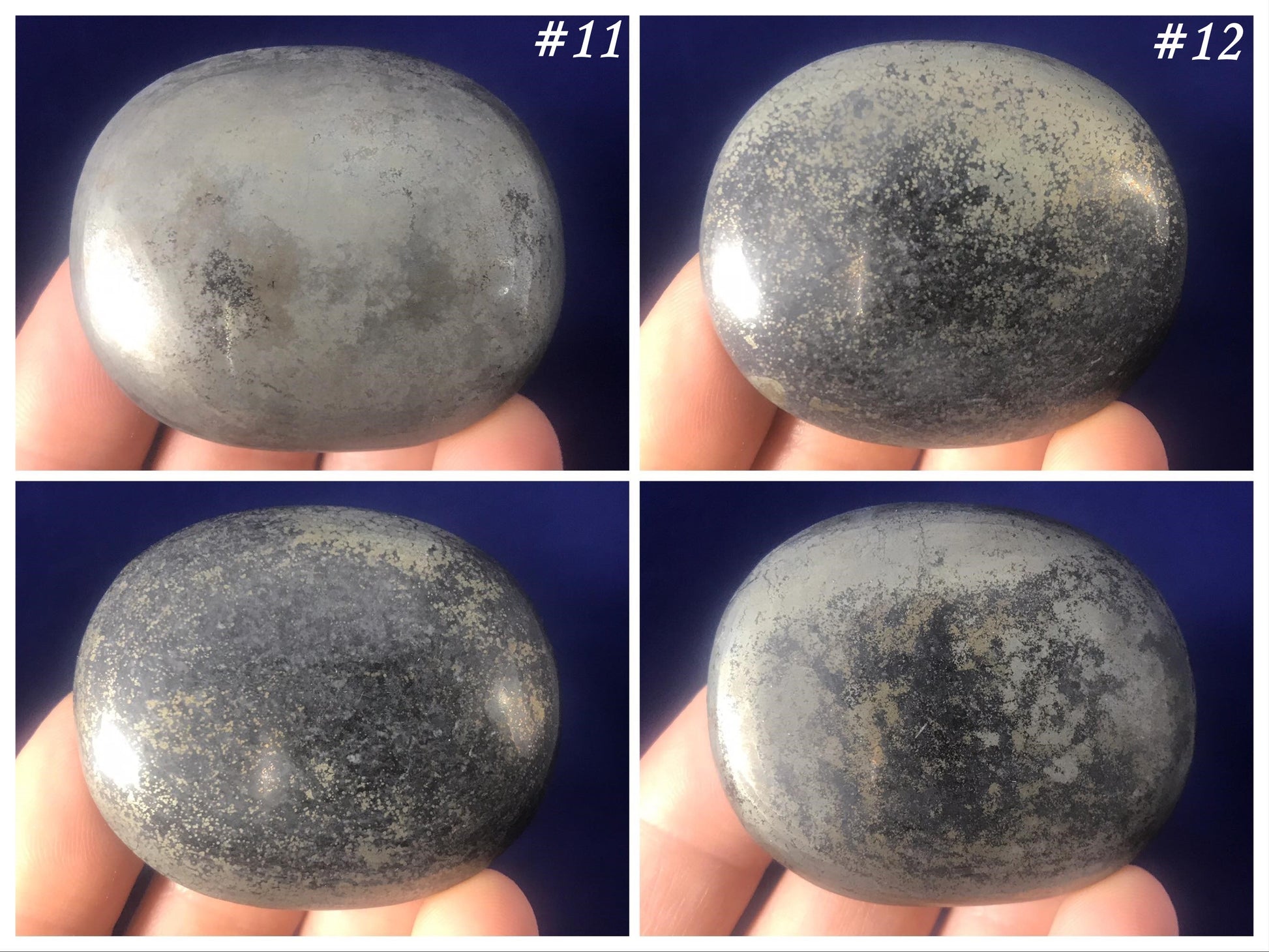 Pyrite Palm Stones - Gem Realm