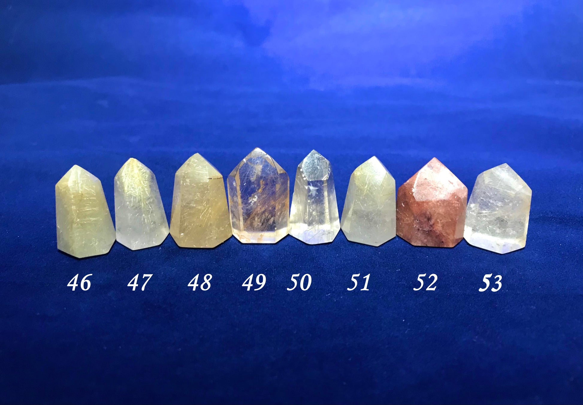 Rutilated Quartz Mini Towers - Gem Realm