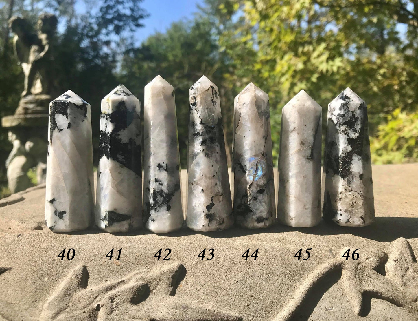 Rainbow Moonstone Towers - Gem Realm