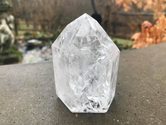Fire & Ice Quartz Tower ~ Large - Gem Realm