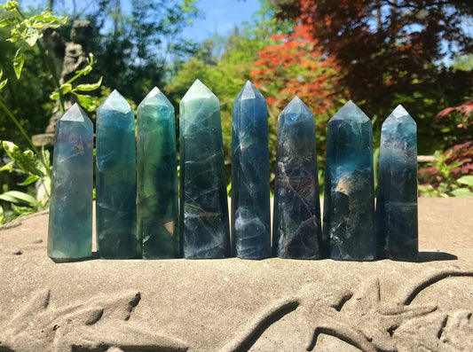 Blue Fluorite Towers