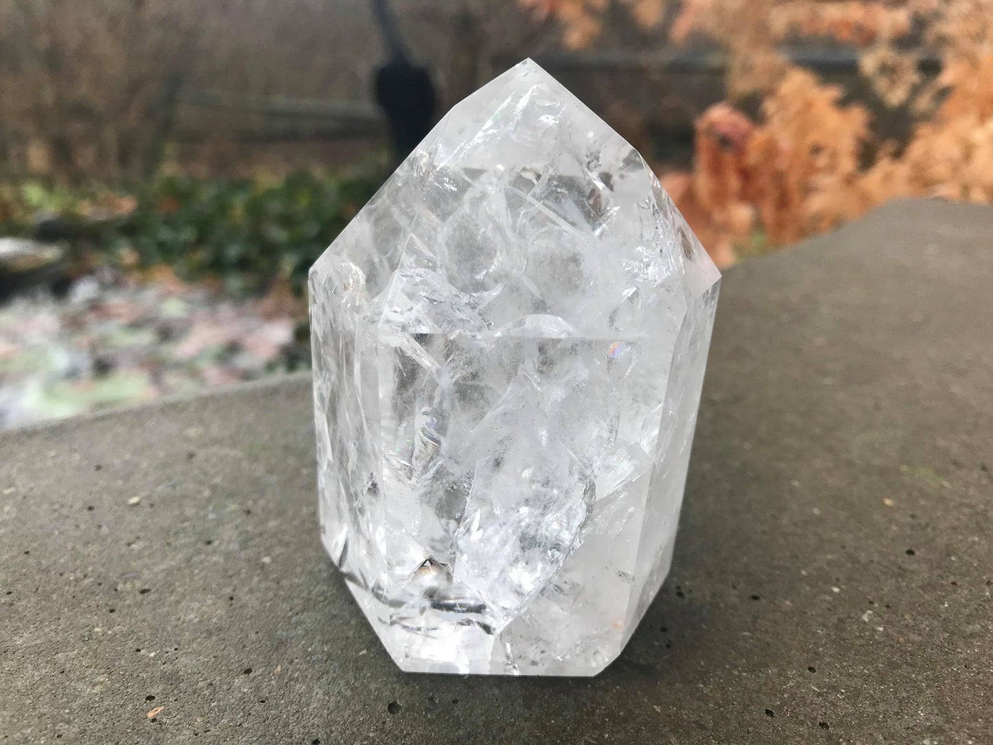 Fire & Ice Quartz Tower ~ Large - Gem Realm