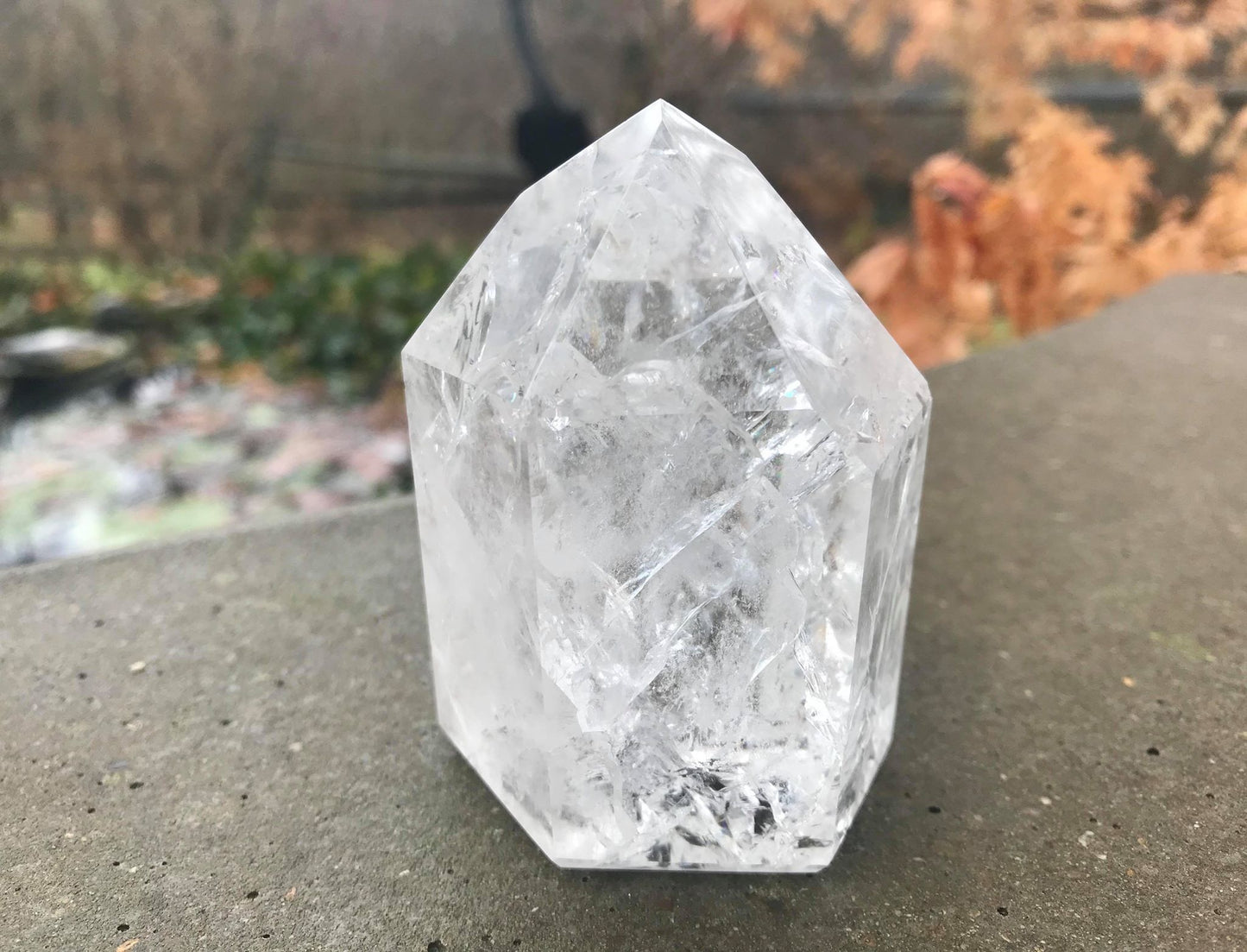 Fire & Ice Quartz Tower ~ Large - Gem Realm