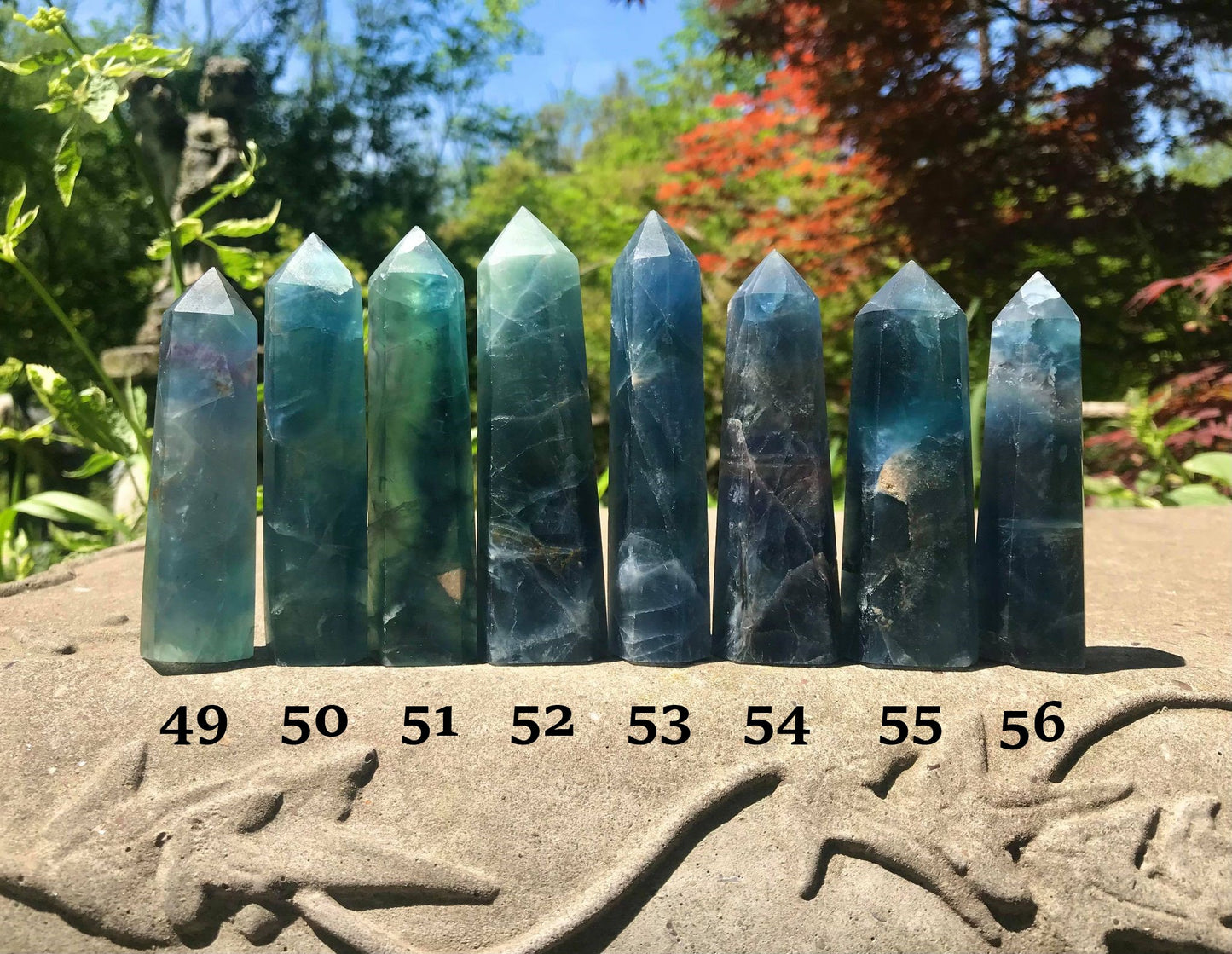 Blue Fluorite Towers