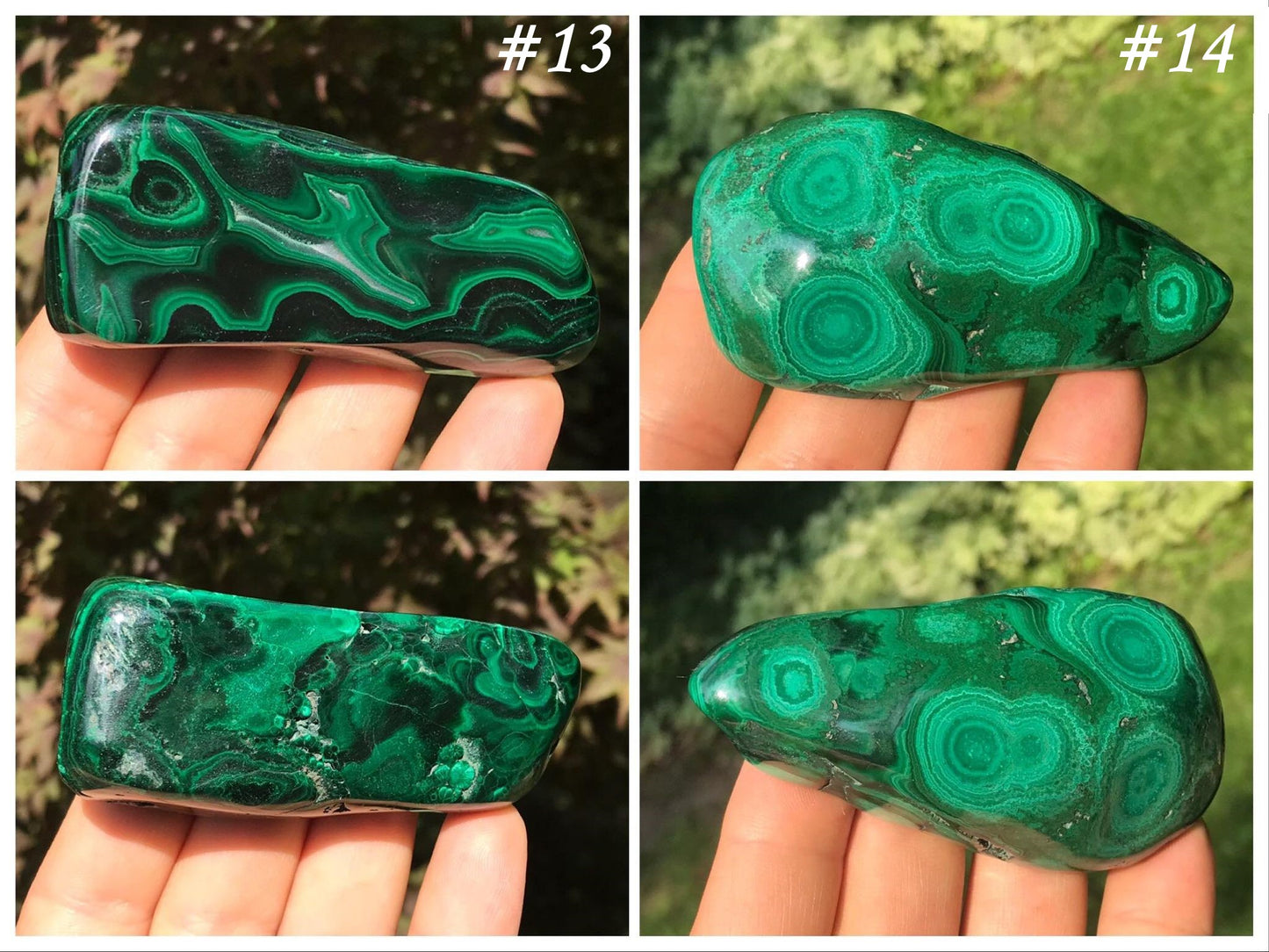 Malachite Freeforms ~ Polished Specimens