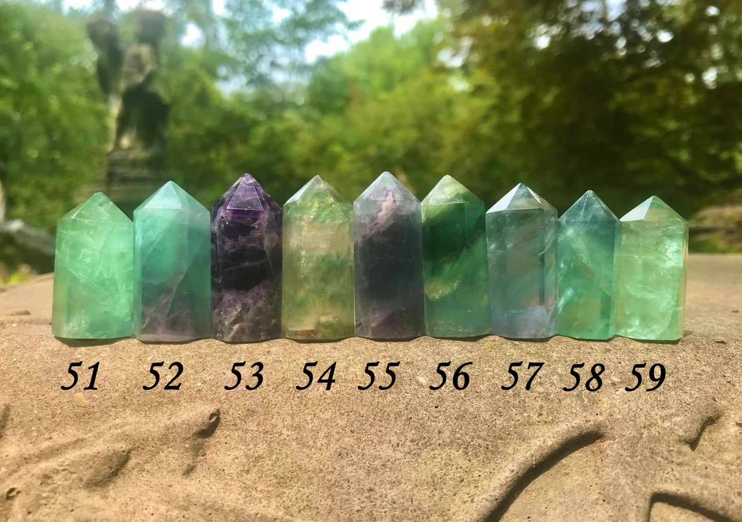 Rainbow Fluorite Towers ~ Mini - Gem Realm