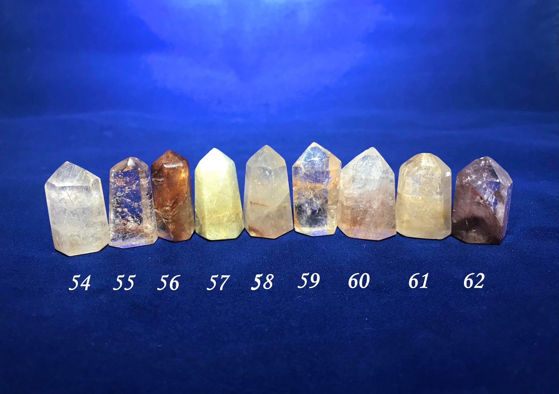 Rutilated Quartz Mini Towers - Gem Realm