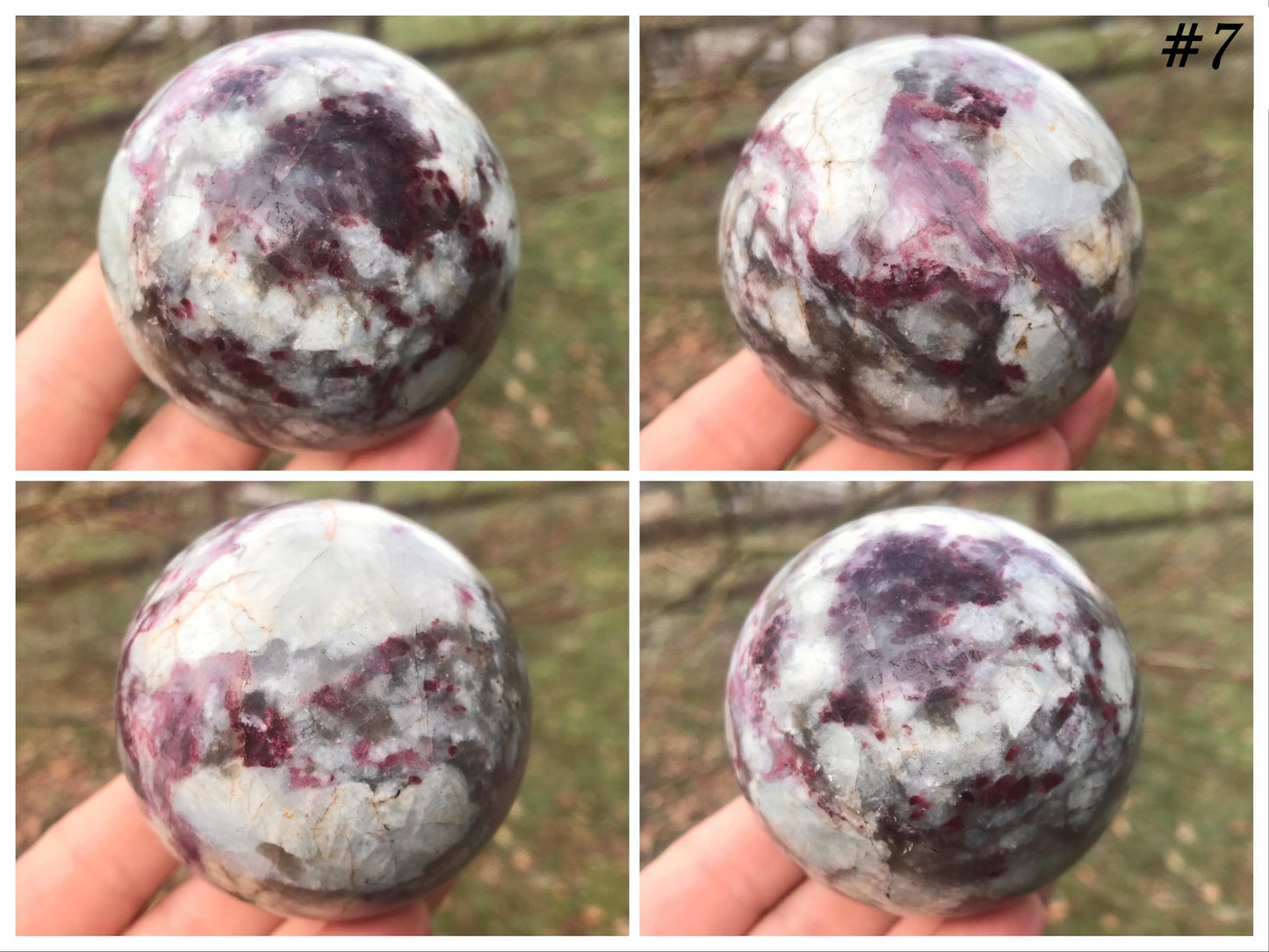 Rubellite Spheres - Gem Realm