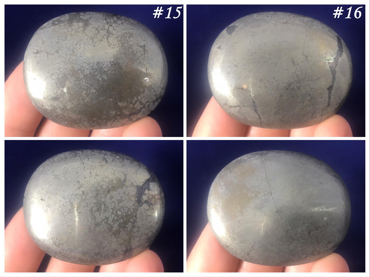 Pyrite Palm Stones - Gem Realm