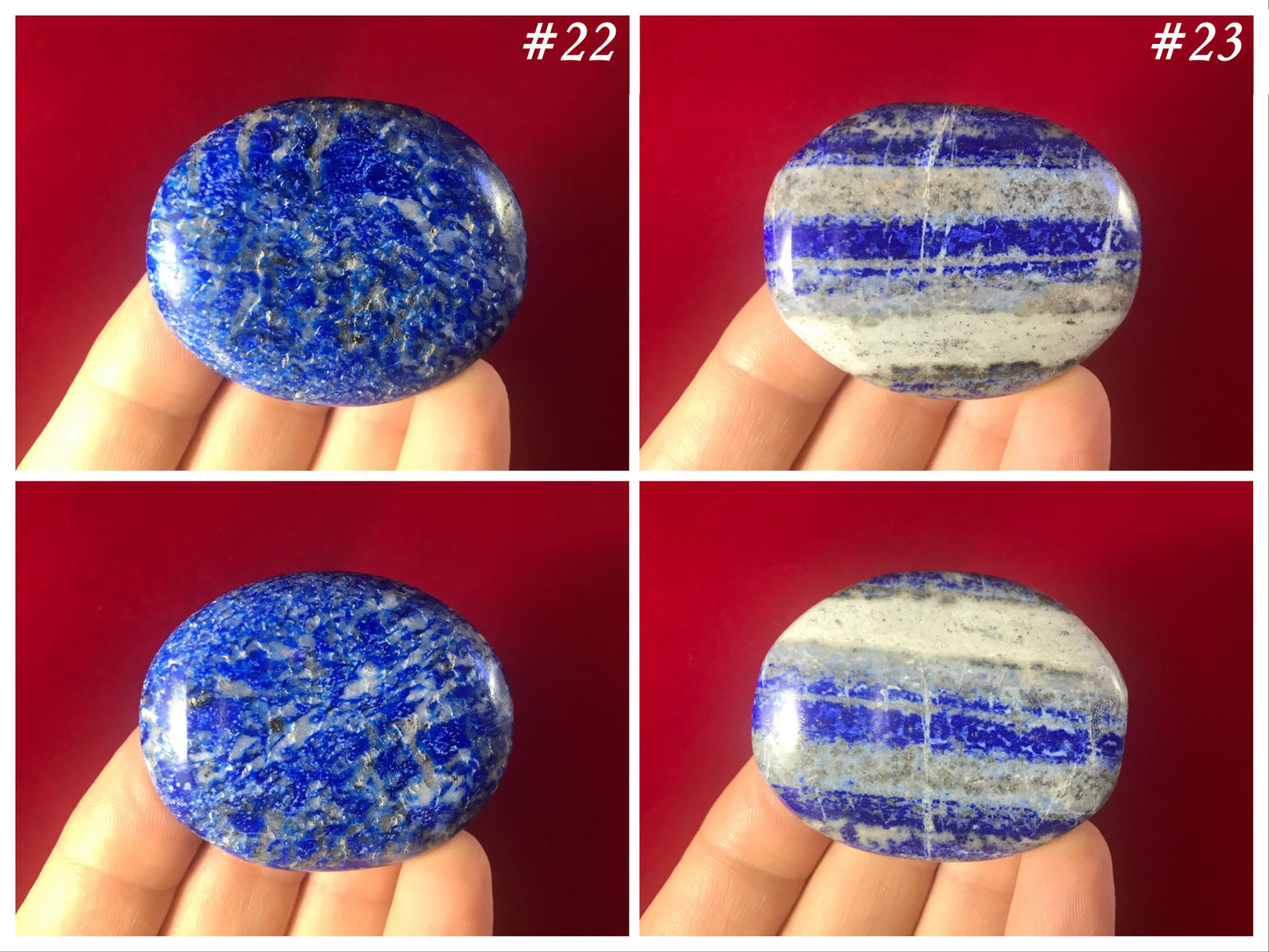 Lapis Lazuli Palm Stones
