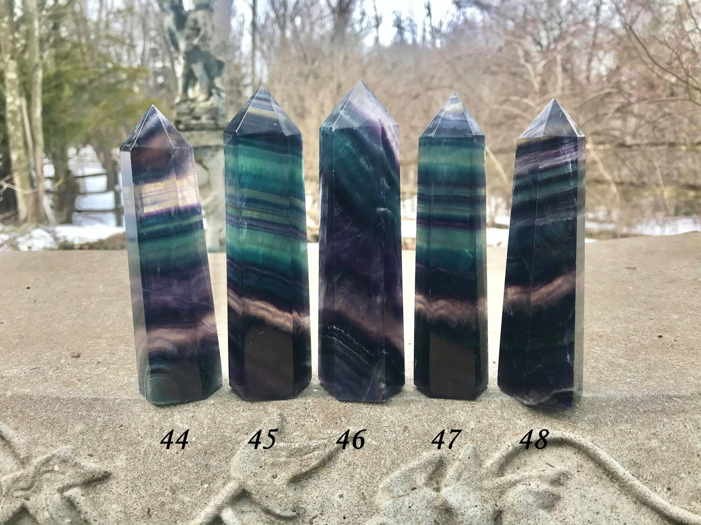 Rainbow Fluorite Towers ~ Medium ~ Large