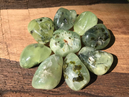 Prehnite Tumbled Stones