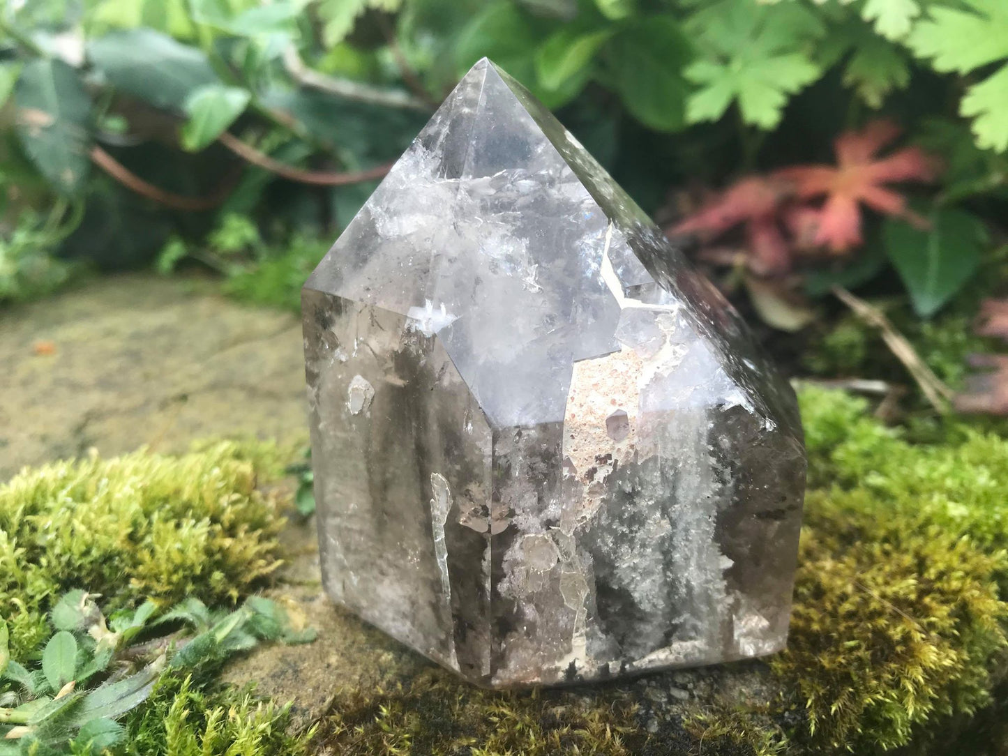 Garden Quartz Tower ~ Smoky Quartz - Gem Realm