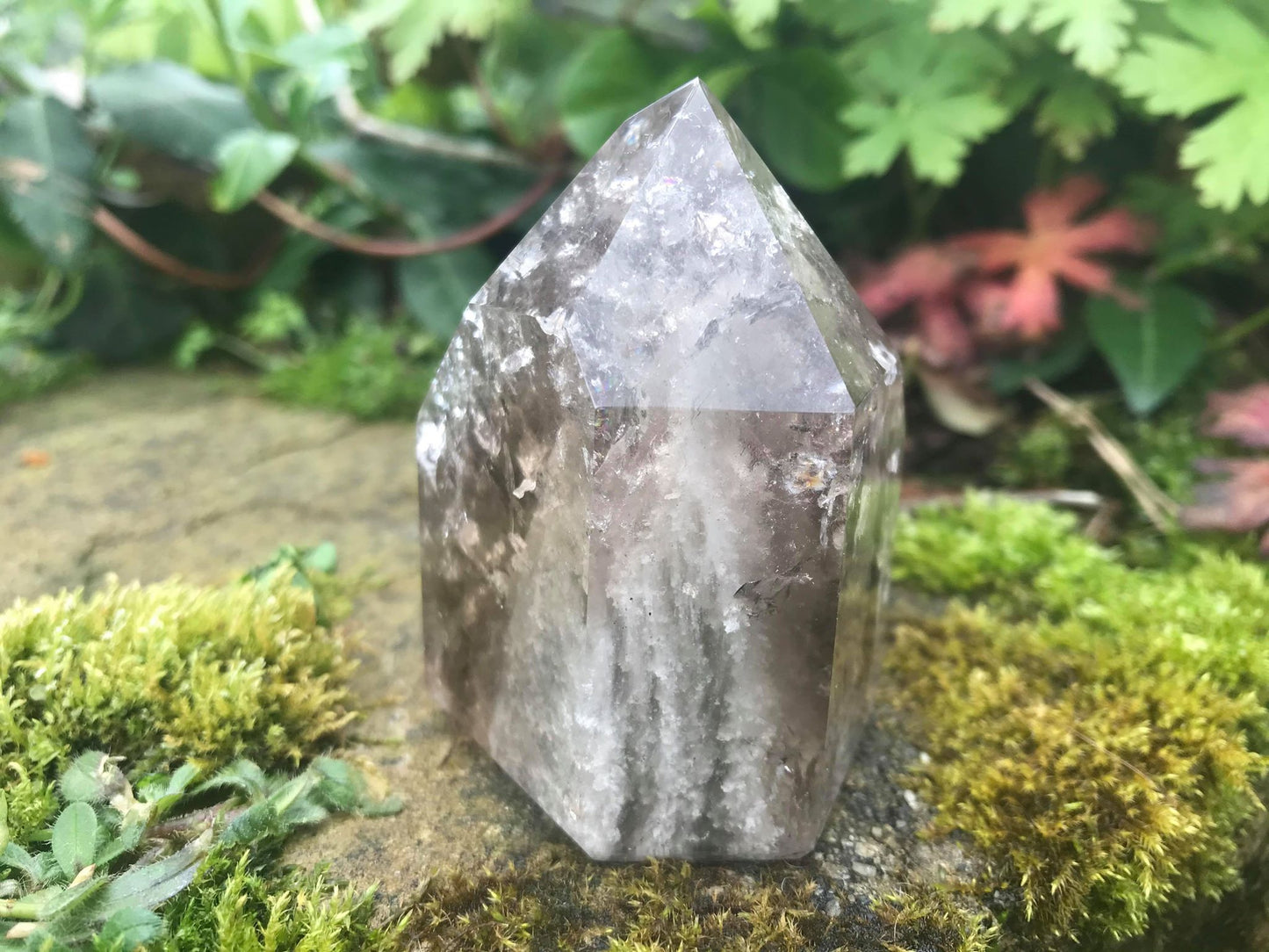 Garden Quartz Tower ~ Smoky Quartz - Gem Realm