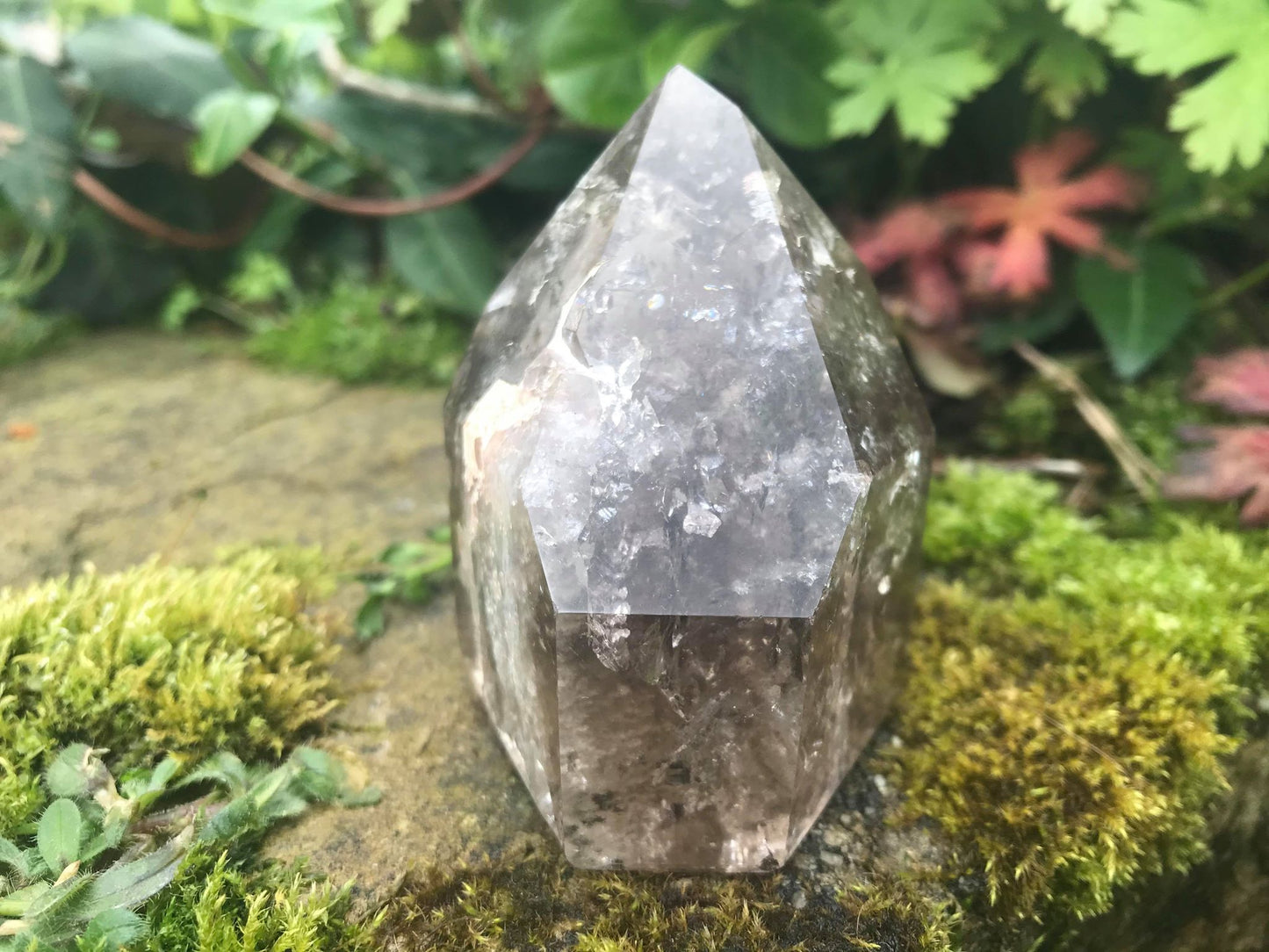 Garden Quartz Tower ~ Smoky Quartz - Gem Realm