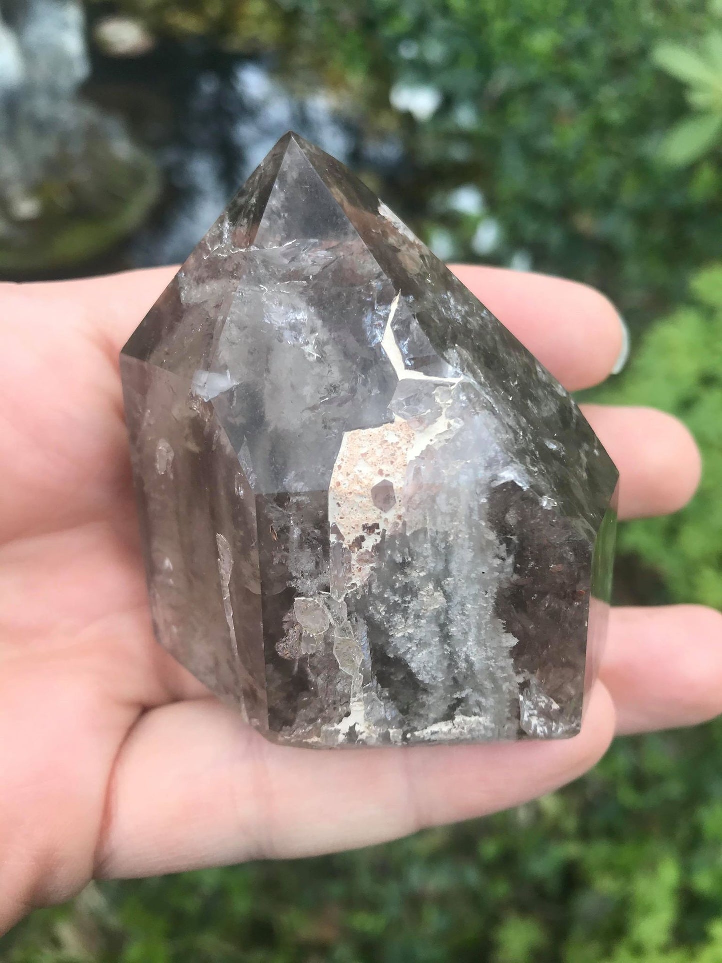 Garden Quartz Tower ~ Smoky Quartz - Gem Realm