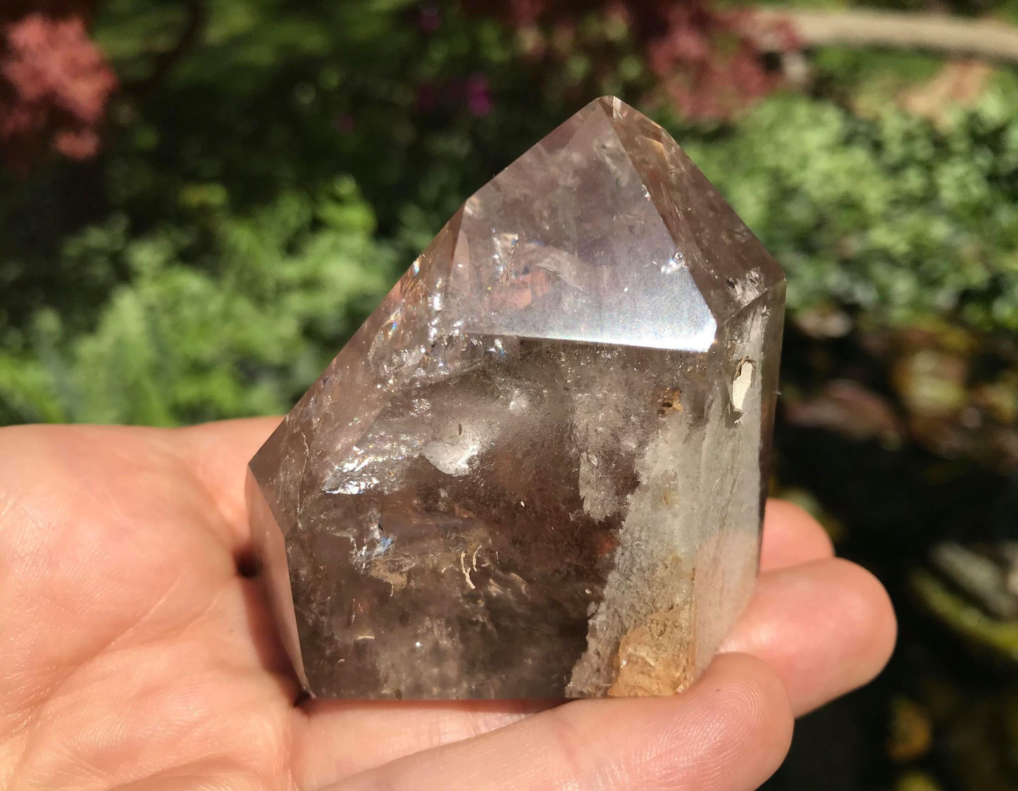 Garden Quartz Tower ~ Smoky - Gem Realm