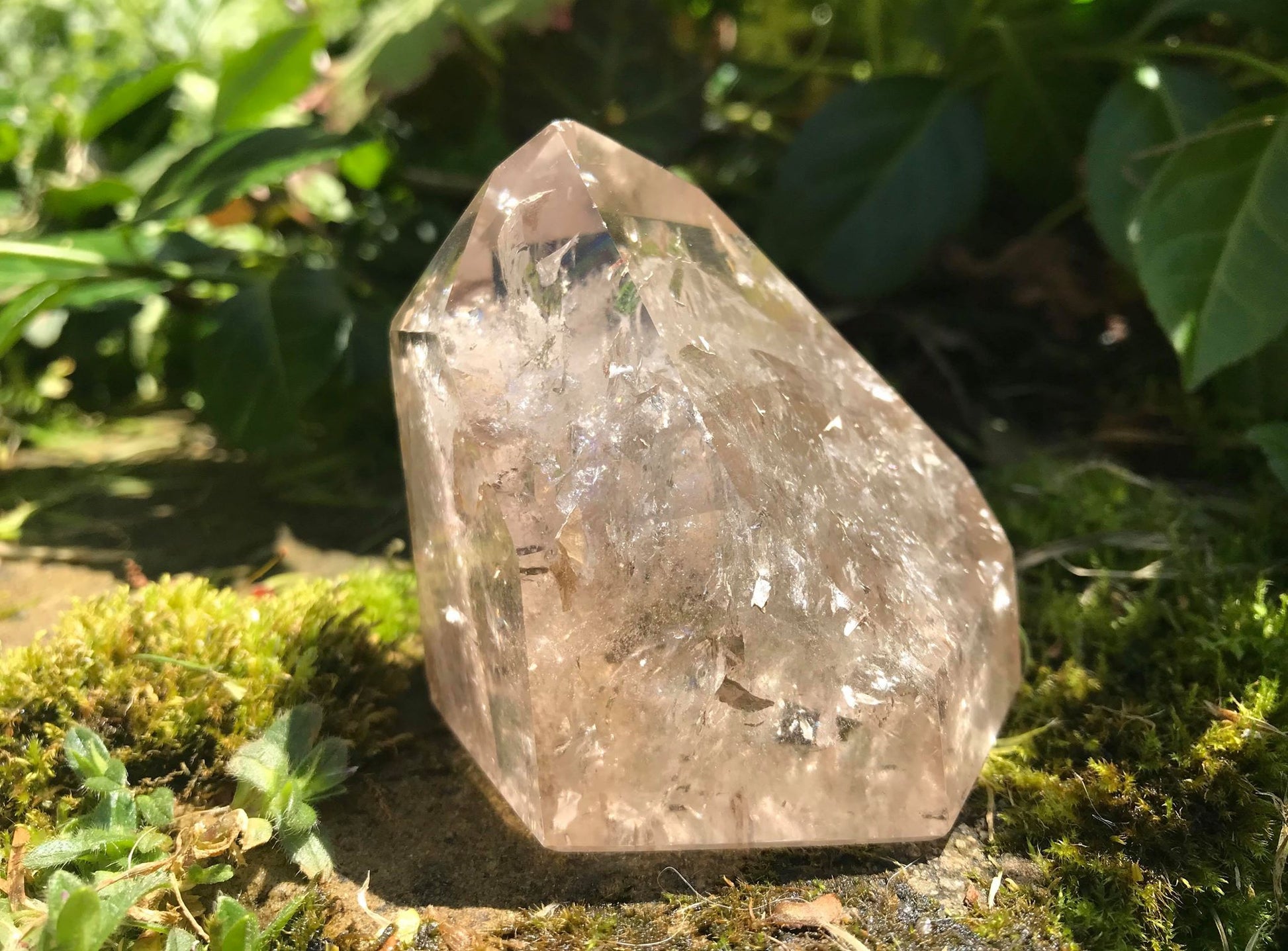 Garden Quartz Tower ~ Smoky - Gem Realm