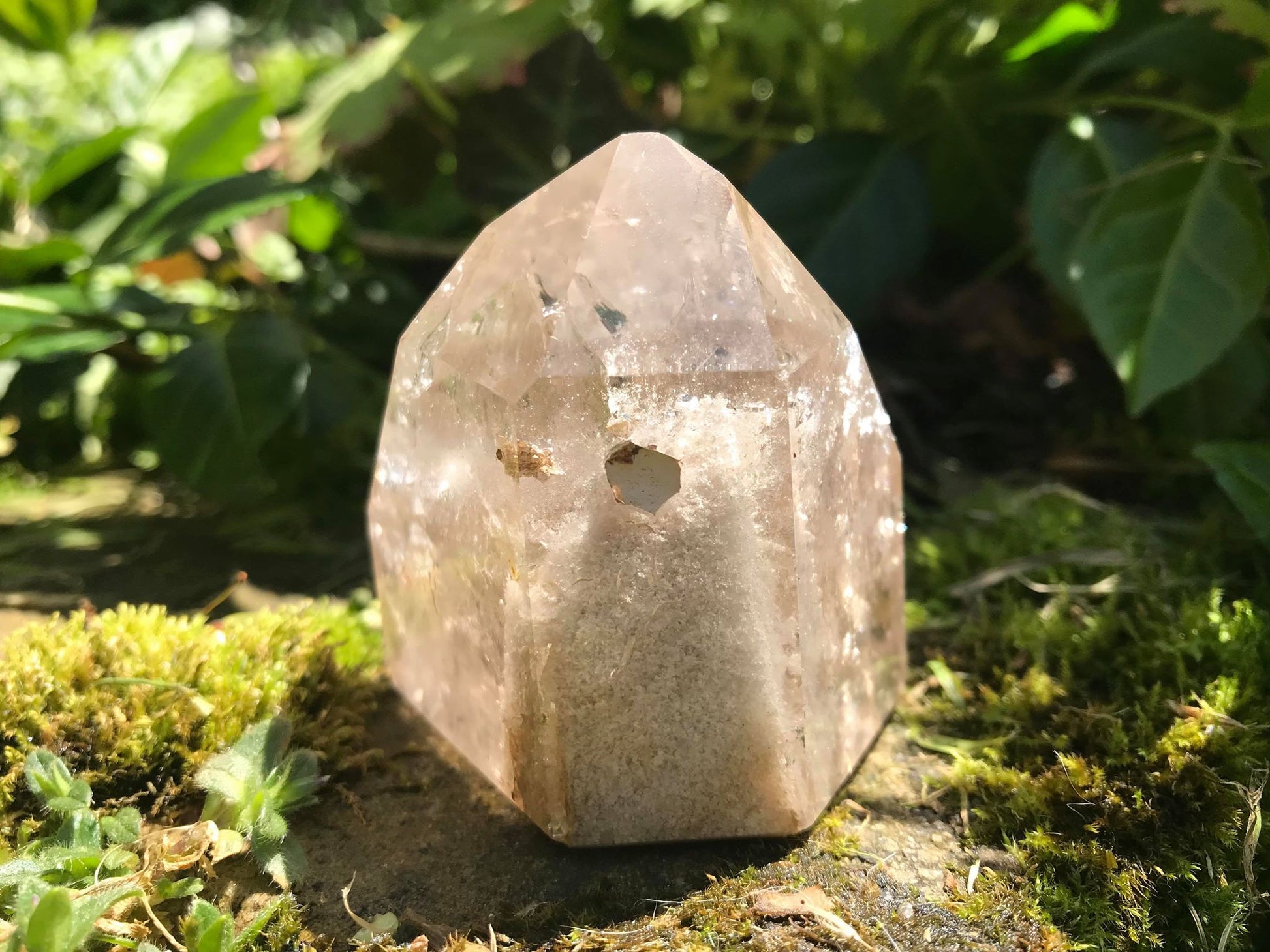 Garden Quartz Tower ~ Smoky - Gem Realm