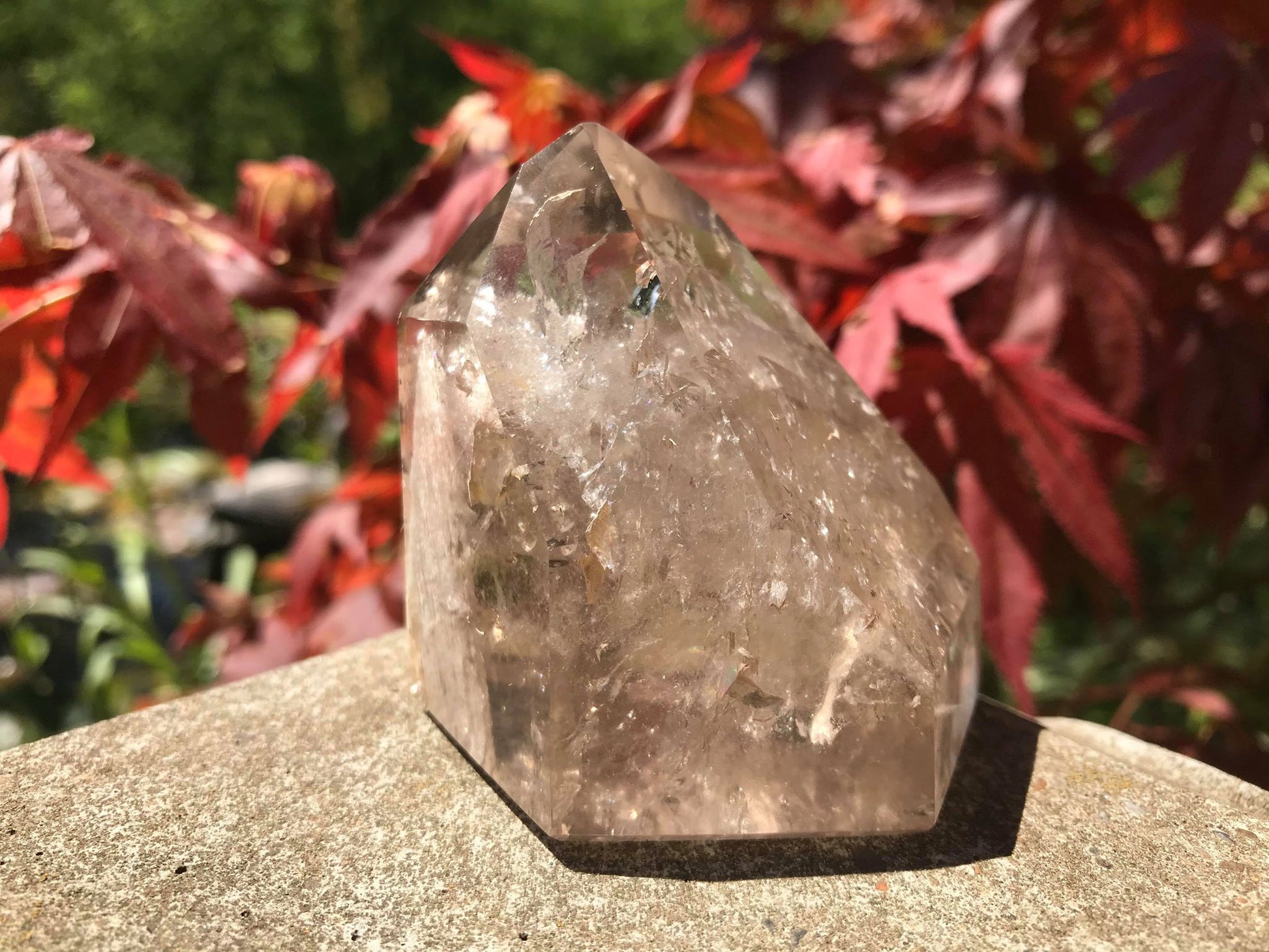 Garden Quartz Tower ~ Smoky - Gem Realm