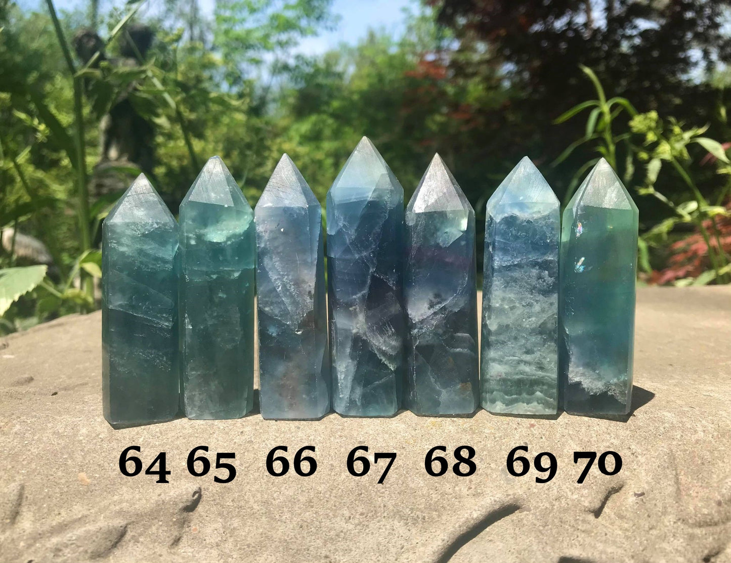 Blue Fluorite Towers
