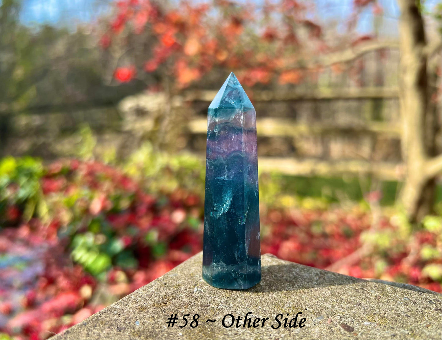Rainbow Fluorite Towers ~ Small II
