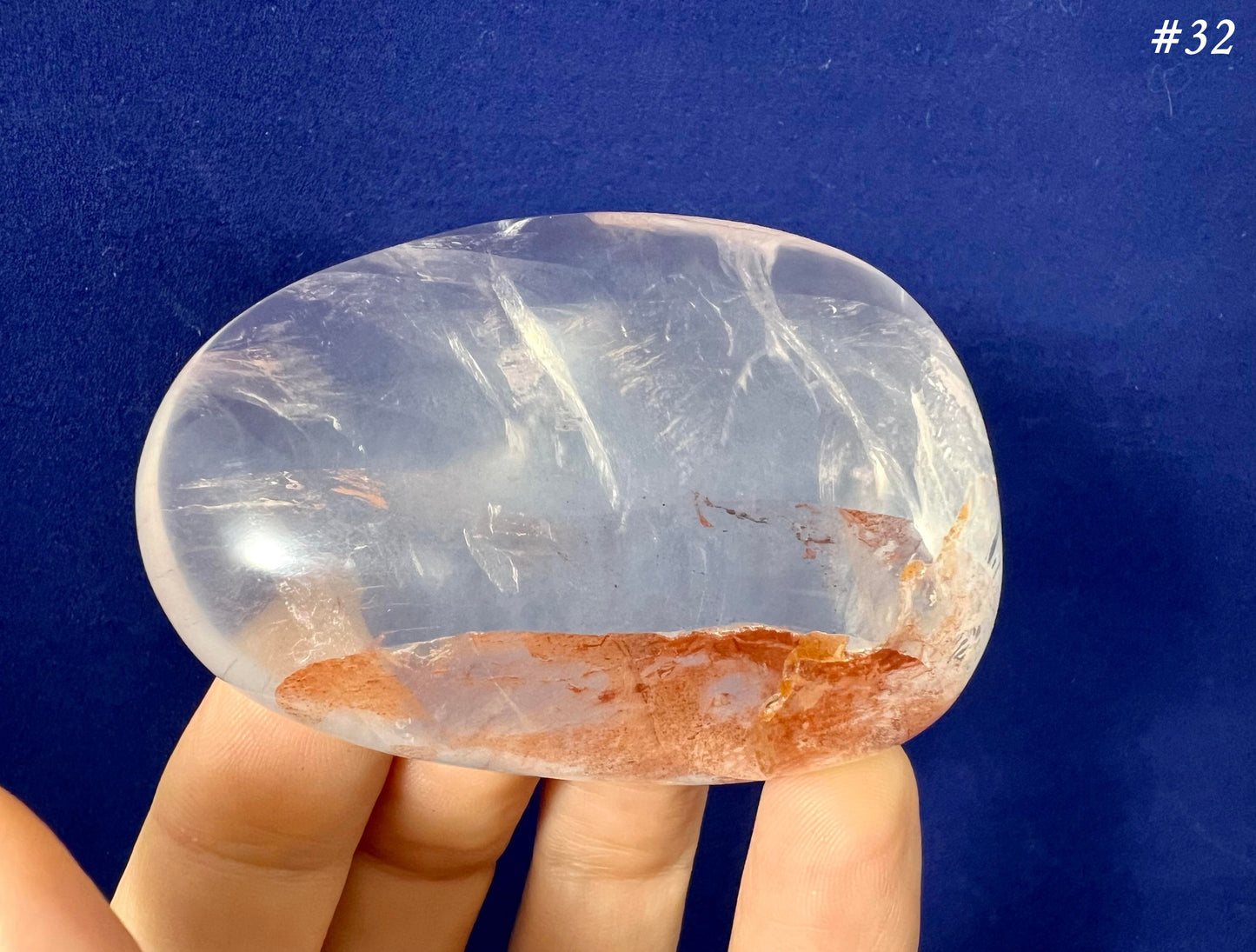 Fire Quartz ~ Palm Stones