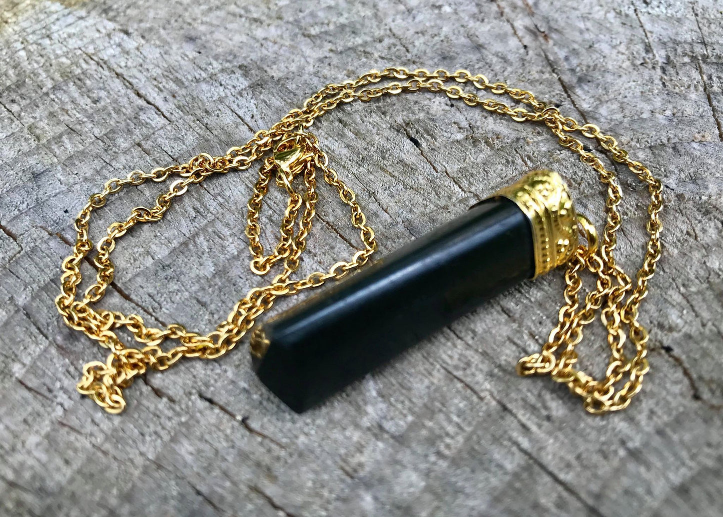 Black Tourmaline Pendant - Gem Realm